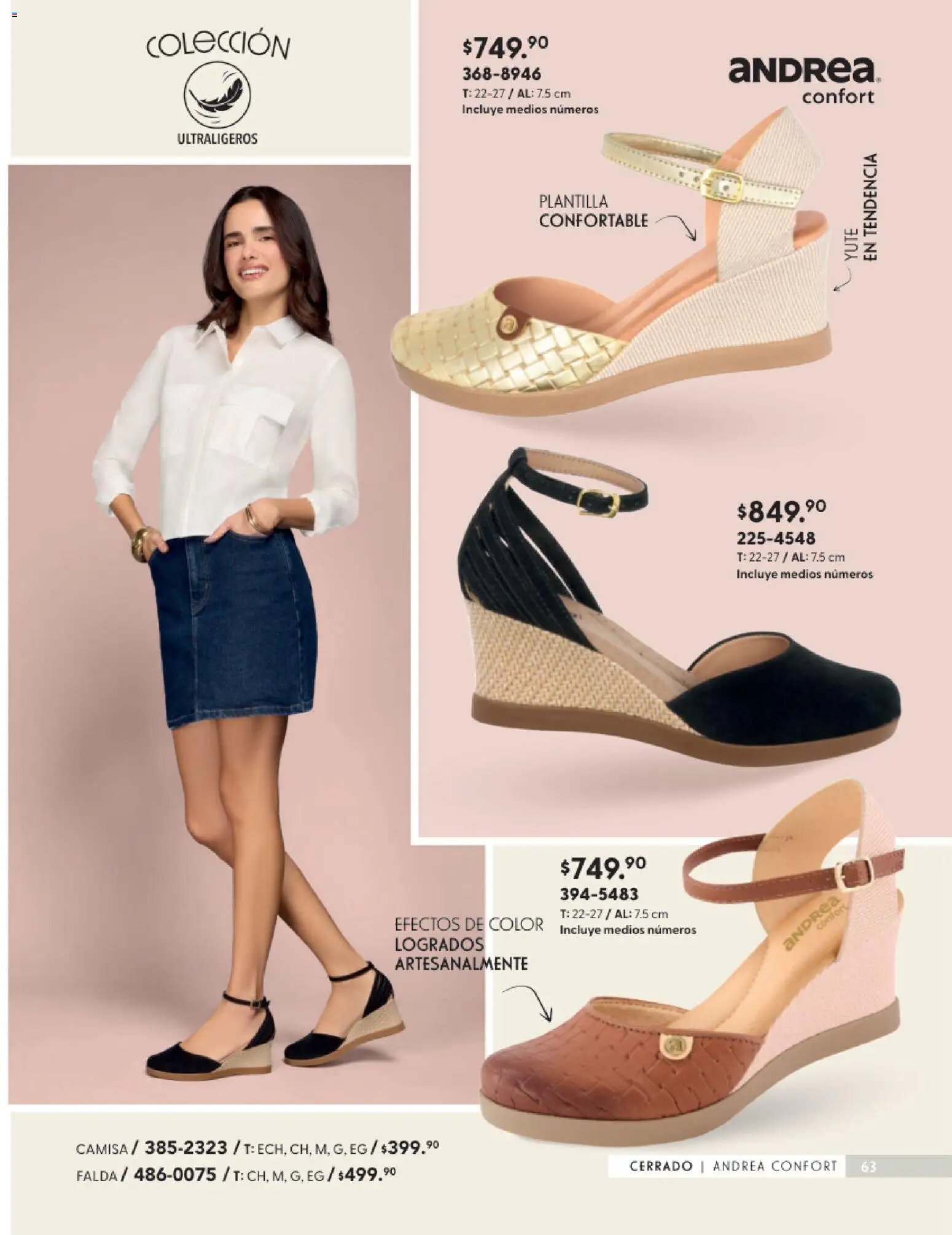 Vista previa las ofertas de la tienda Andrea - Andrea catálogo Calzado Confort desde el 23/08/2026 
