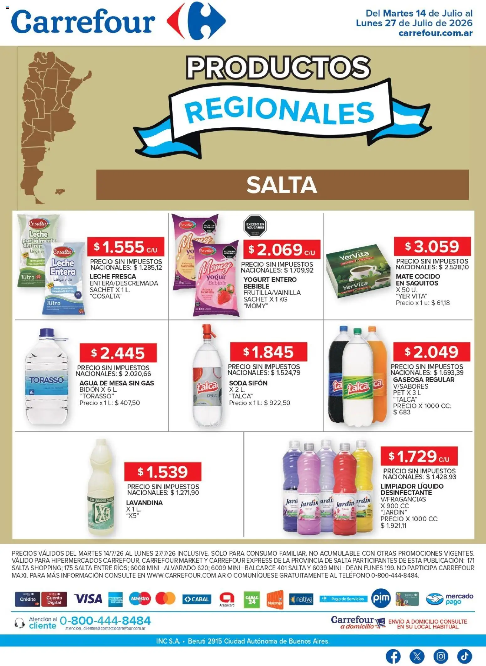 Vista previa del folleto de la tienda Carrefour válido desde el 14/07/2026 
