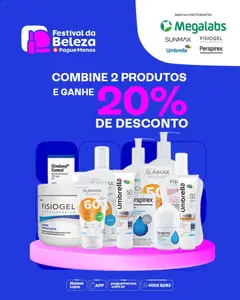 Pré-Visualização do folheto "Pague Menos ofertas Festival da Beleza" da loja Pague Menos válido a partir de 27/07/2026