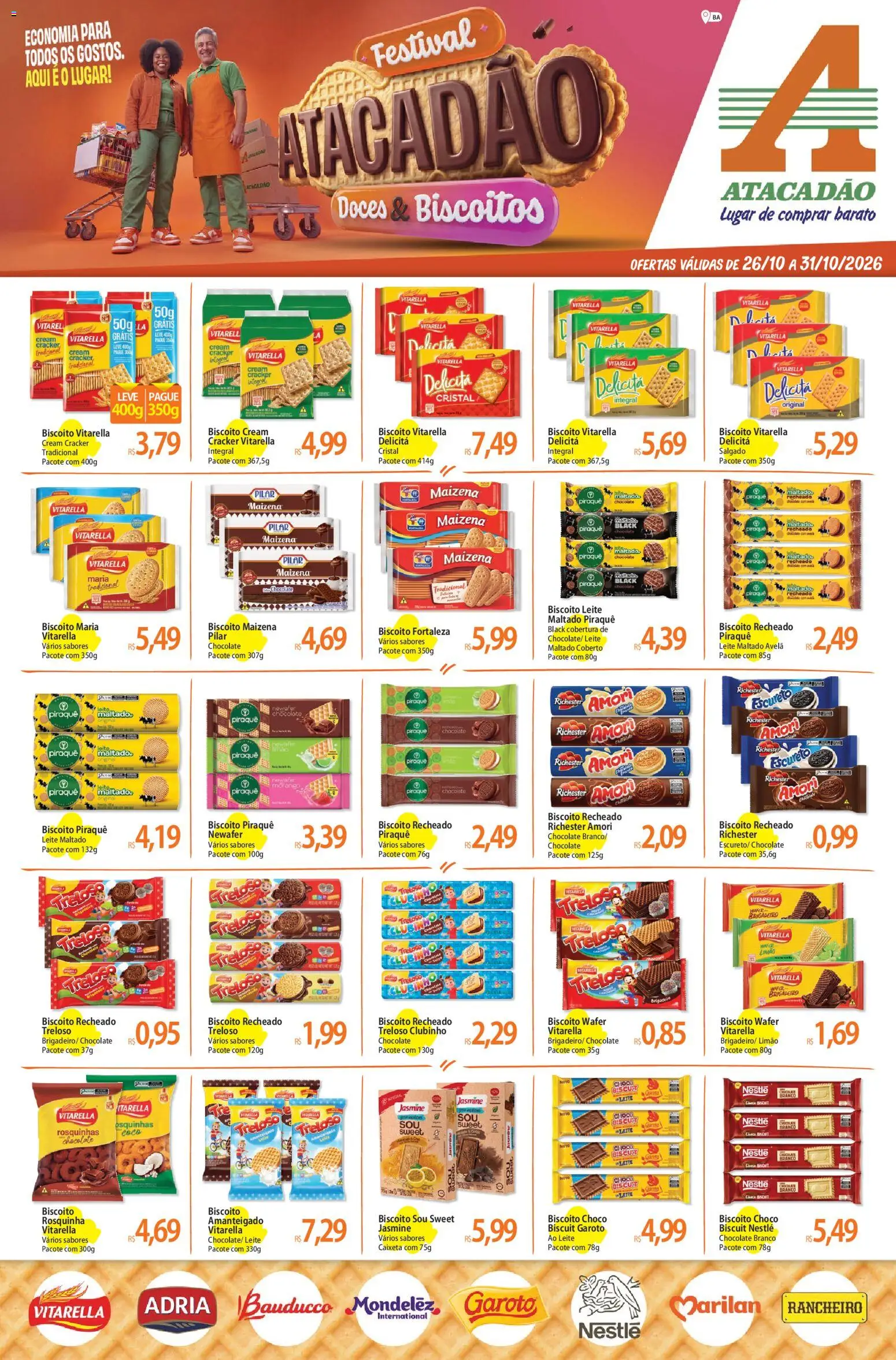 Pré-Visualização do folheto "Atacadão ofertas - BA" da loja Atacadão válido a partir de 26/10/2026