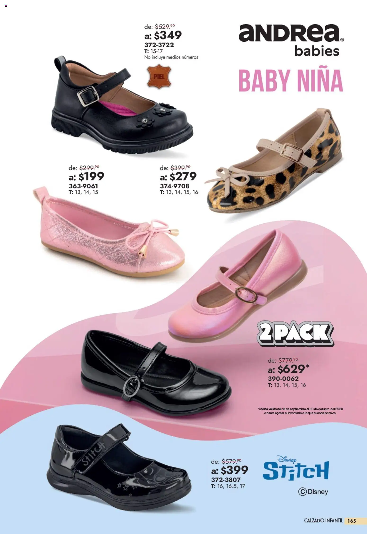 Vista previa las ofertas de la tienda Andrea - Andrea catálogo Outlet desde el 13/09/2026 