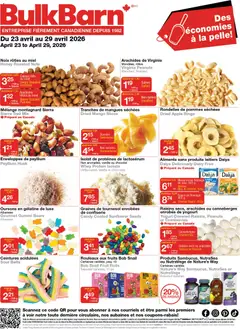 Preview of leaflet Bulk Barn weekly flyer / circulaire from shop Bulk Barn is valid from Apr 23, 2026