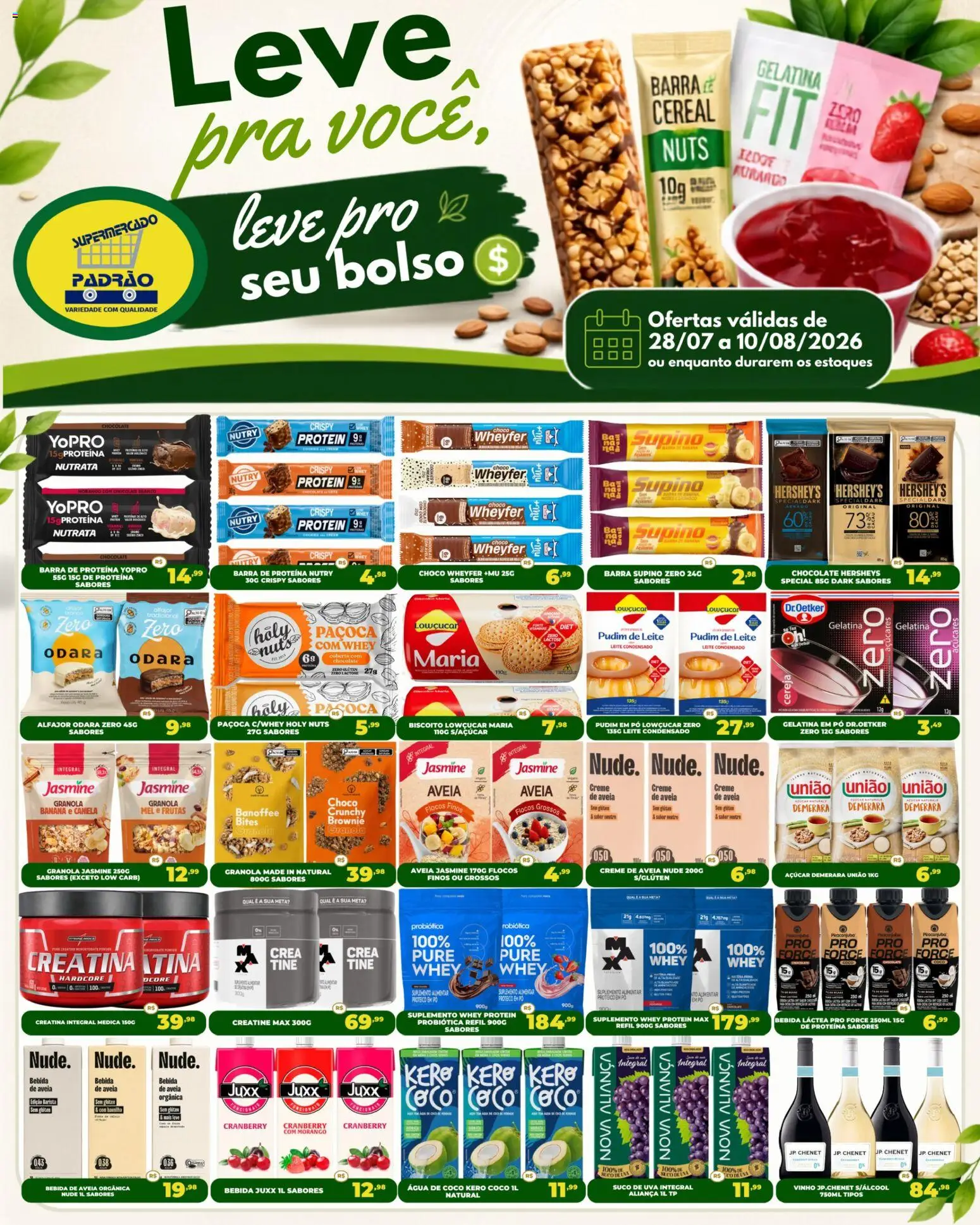 Pré-Visualização do folheto "Supermercado Padrão ofertas Alimentação Equilibrada" da loja Supermercado Padrão válido a partir de 28/07/2026