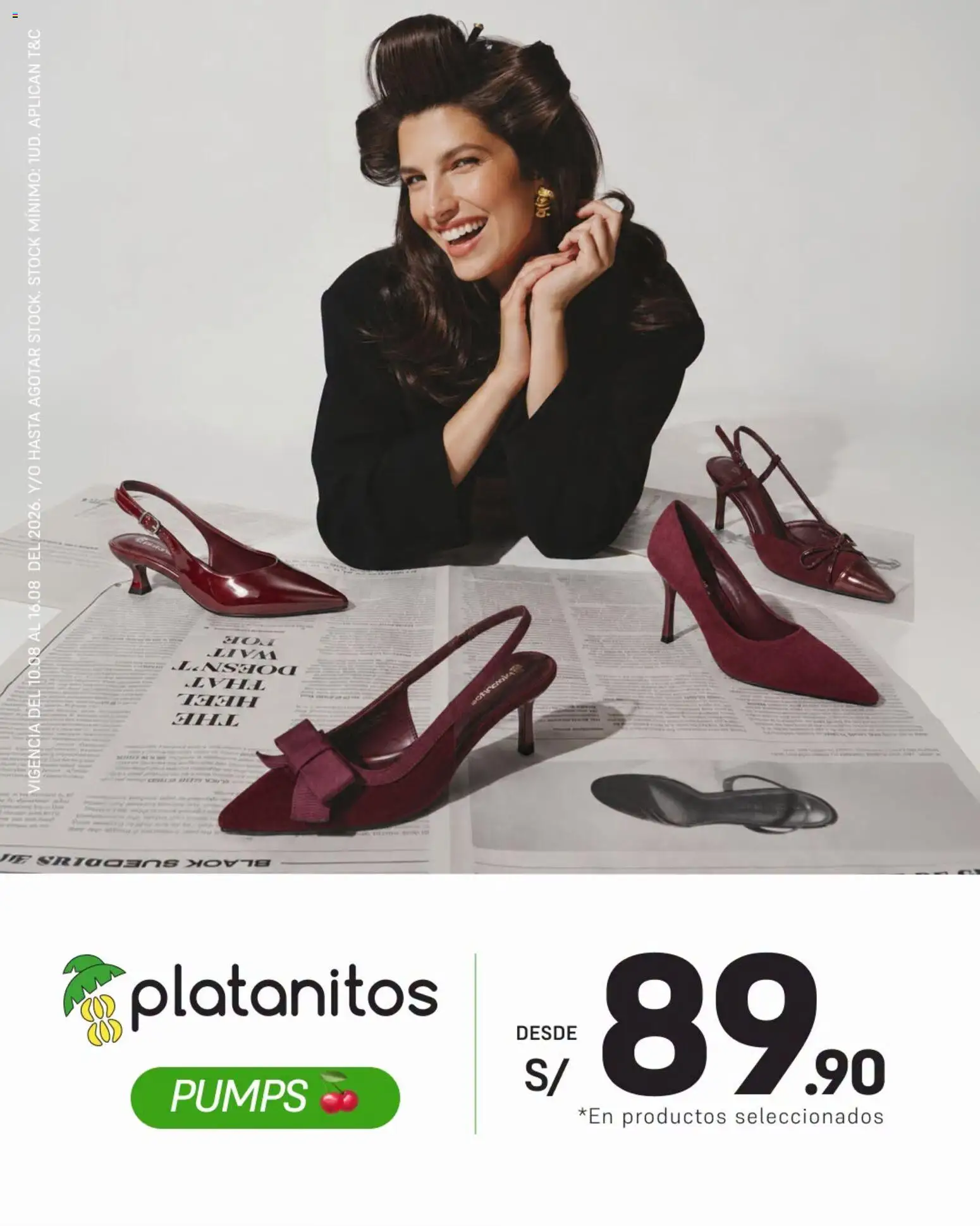 Vista previa de Catálogo Platanitos - Pumps de la tienda Platanitos válido desde 10/08/2026