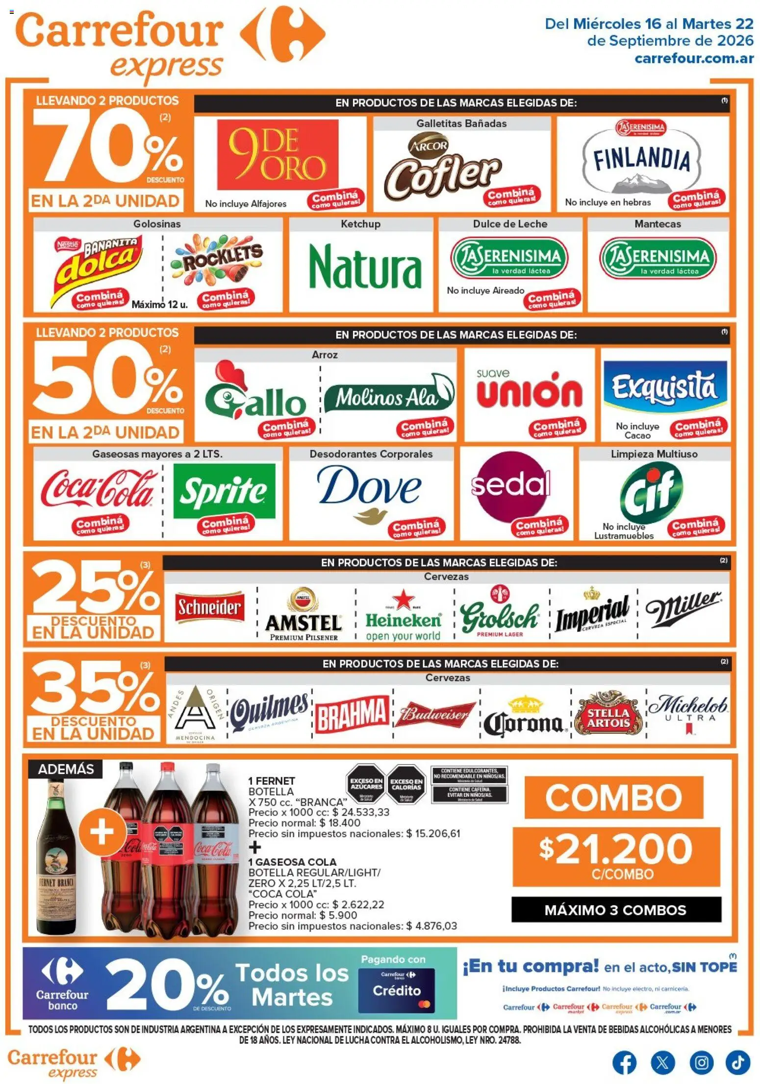 Vista previa del folleto de la tienda Carrefour válido desde el 16/09/2026 