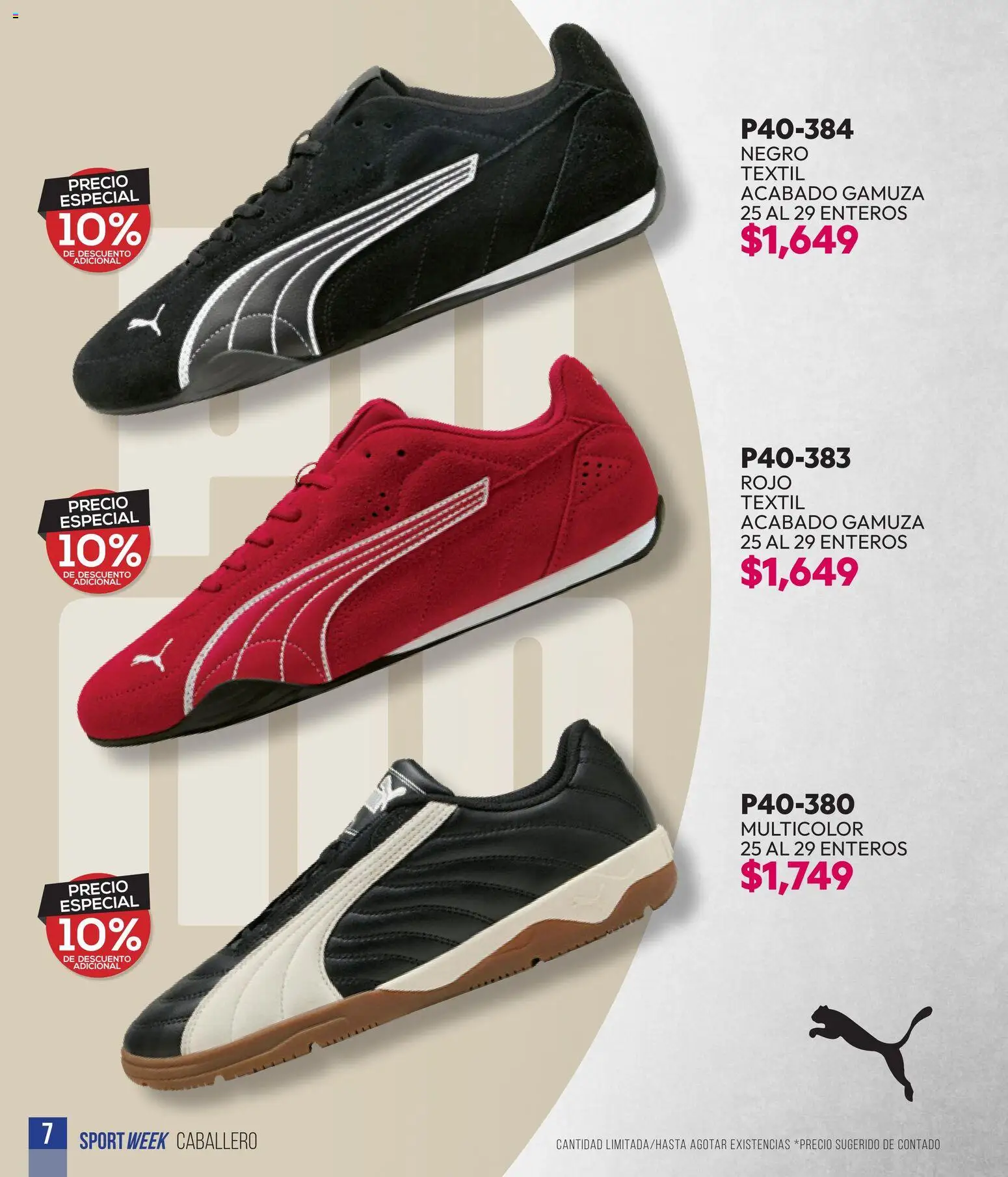 Vista previa las ofertas de la tienda Cklass - Cklass catálogo Sportweek desde el 28/04/2026 - Gamuza