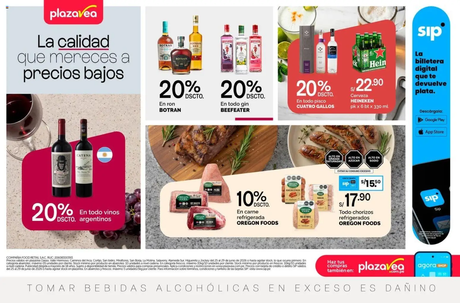 Vista previa de Catálogo Plaza Vea - AVISO TIENDAS SELECCIONADAS N4 de la tienda Plaza Vea válido desde 25/06/2026