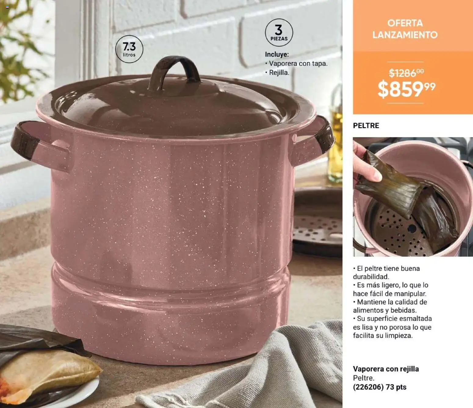 Vista previa las ofertas de la tienda AVON - Casa & Estilo 4 2026 desde el 20/02/2026 - Alimentos, Vaporera, Rejilla