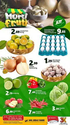Pré-Visualização do folheto "São Judas Tadeu ofertas Hortifruti" da loja São Judas Tadeu válido a partir de 02/06/2026