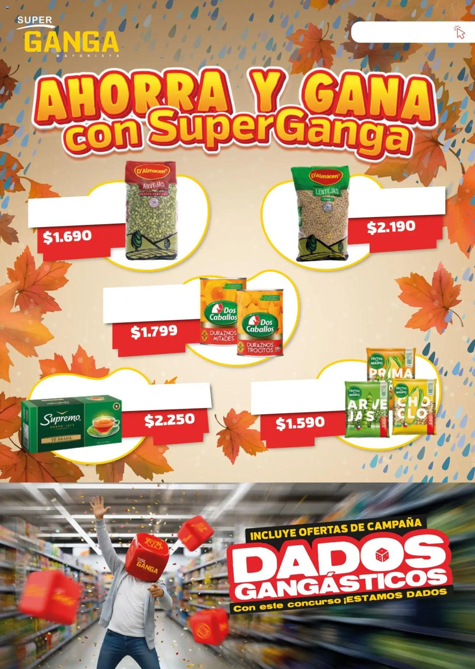 Folleto de la tienda Super Ganga válido desde el 12.05.2026 