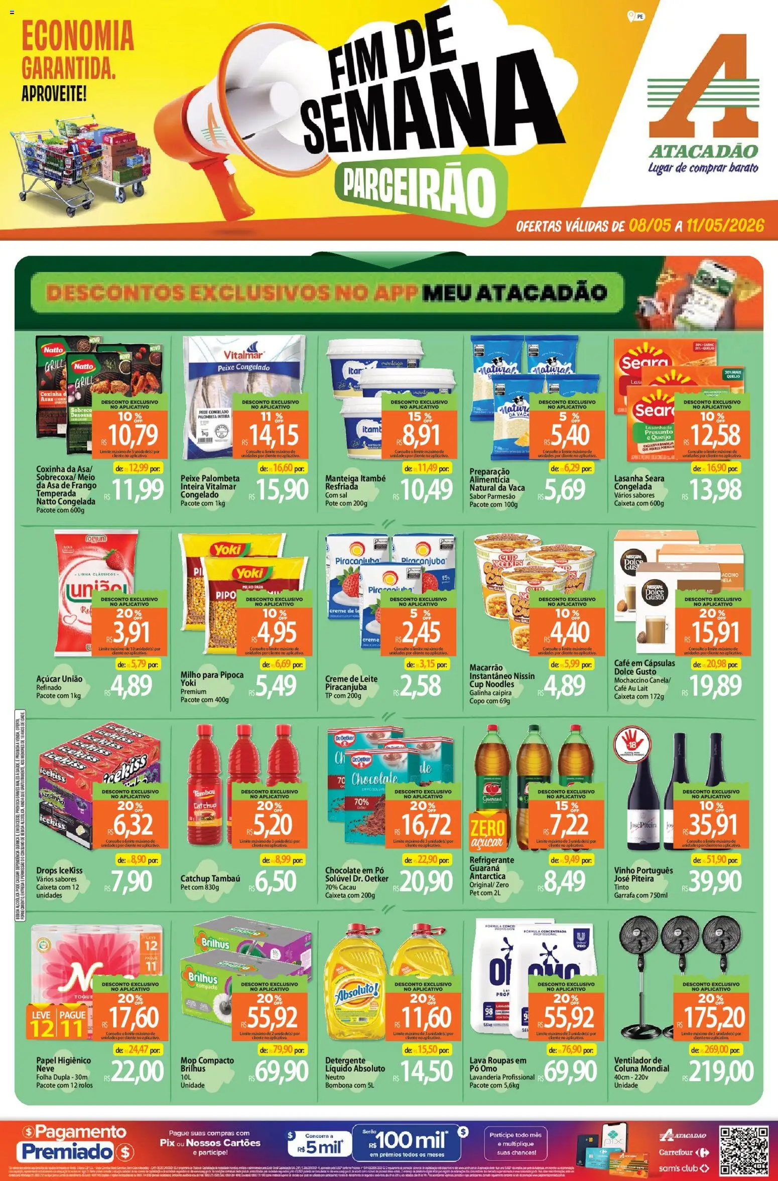 Pré-Visualização do folheto "Atacadão ofertas - PE" da loja Atacadão válido a partir de 08/05/2026