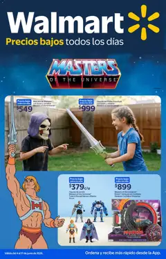 Vista previa las ofertas de la tienda Walmart - Walmart folleto Masters of the Universe desde el 04/06/2026 