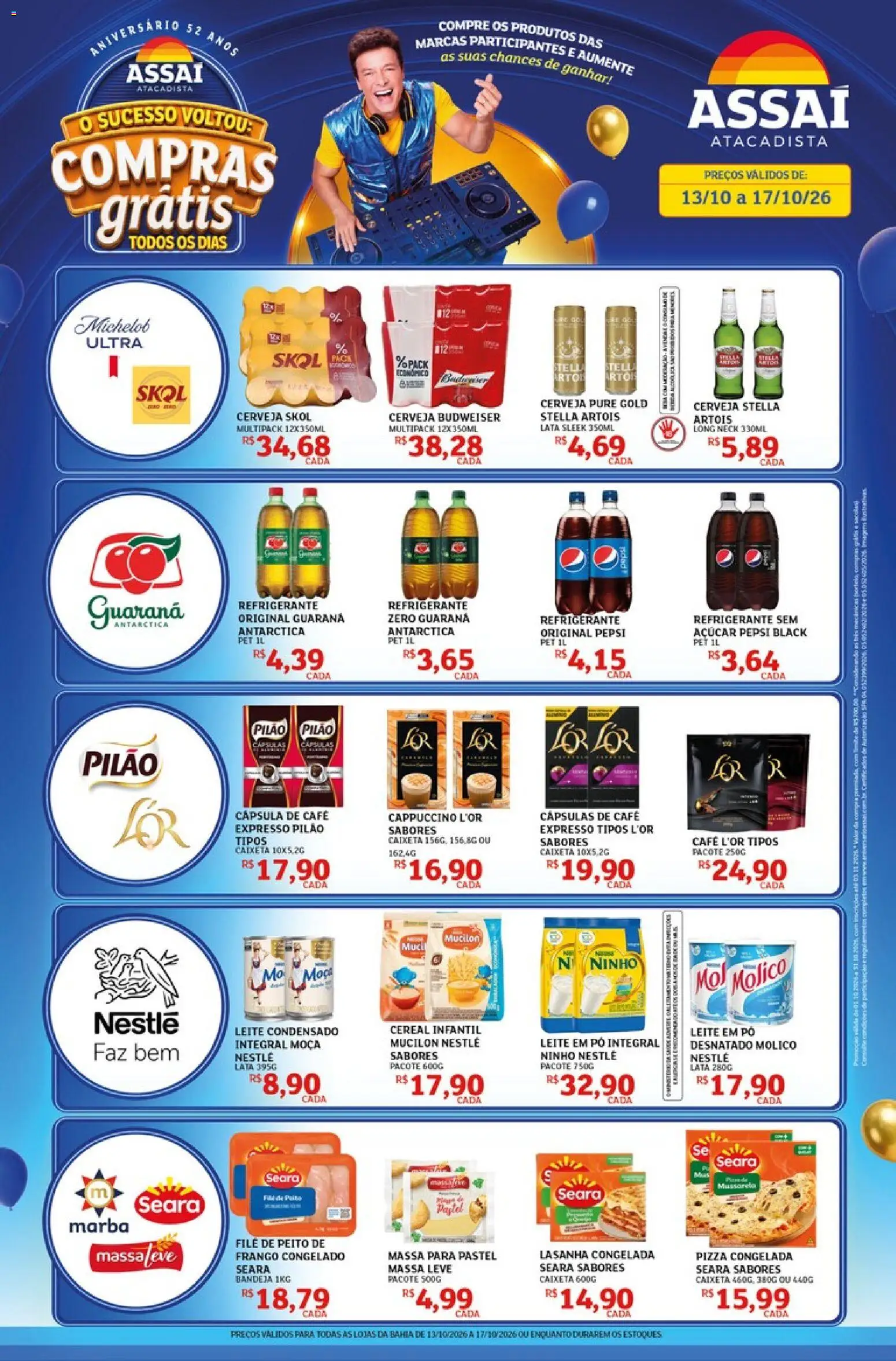 Pré-Visualização do folheto "Assaí Atacadista ofertas - BA" da loja Assaí Atacadista válido a partir de 13/10/2026