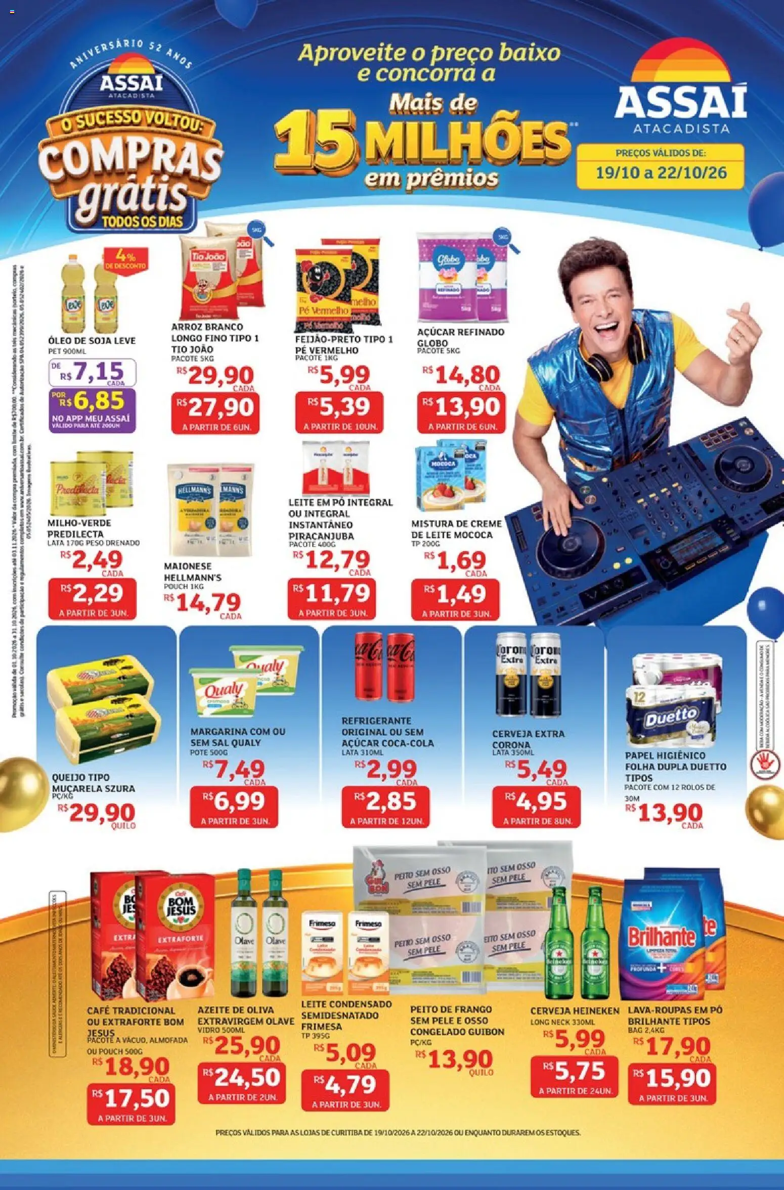 Pré-Visualização do folheto "Assaí Atacadista ofertas - PR" da loja Assaí Atacadista válido a partir de 19/10/2026
