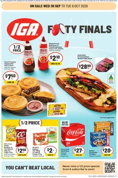 Preview of catalogue IGA catalogue Ascot from shop IGA valid 30/09/2026
