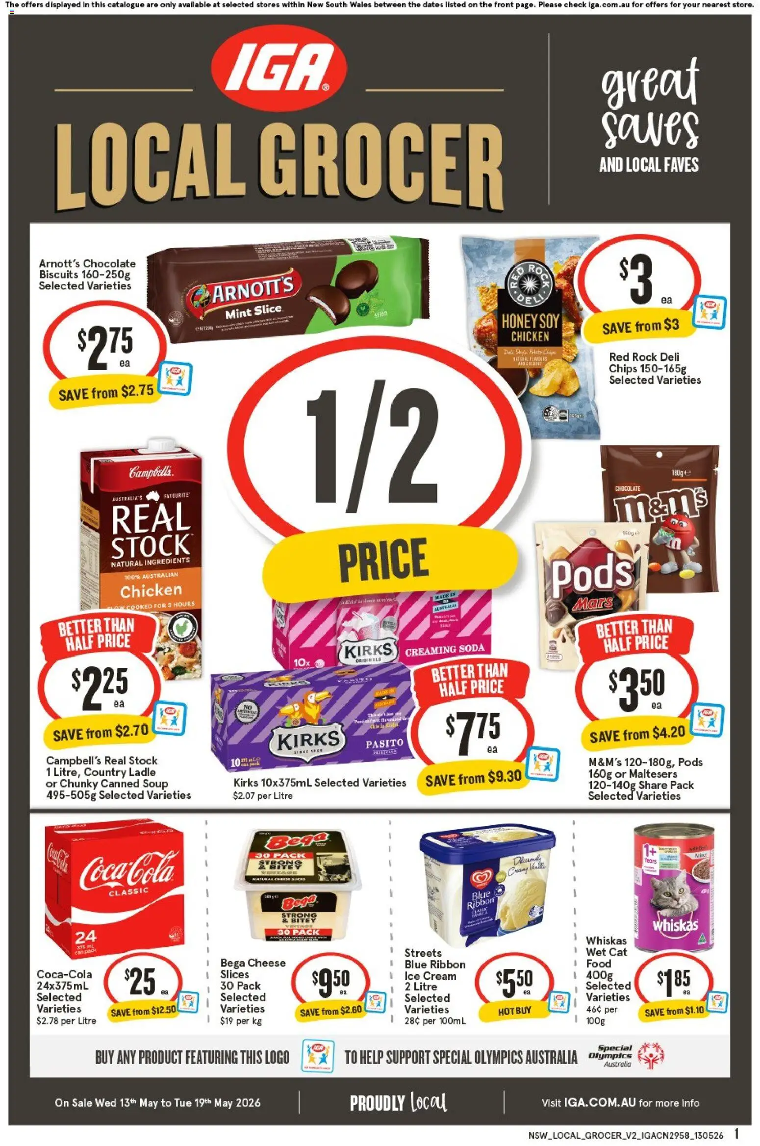 Preview of catalogue IGA Local Grocer NSW from shop IGA valid 13/05/2026