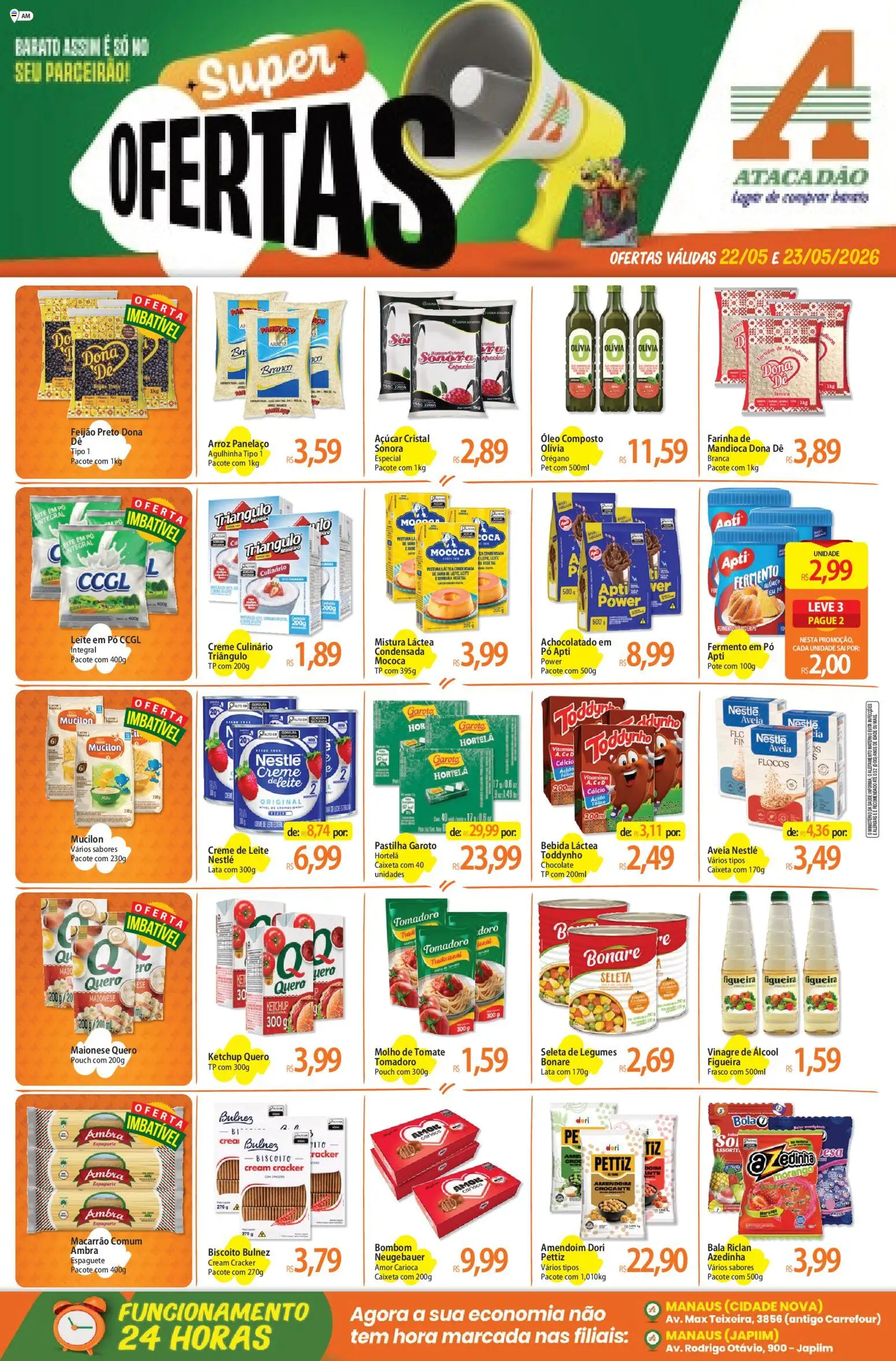 Pré-Visualização do folheto "Atacadão ofertas - AM" da loja Atacadão válido a partir de 22/05/2026