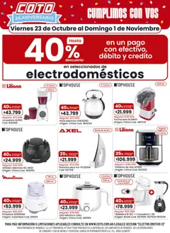Vista previa del folleto de la tienda Coto válido desde el 23/10/2026 