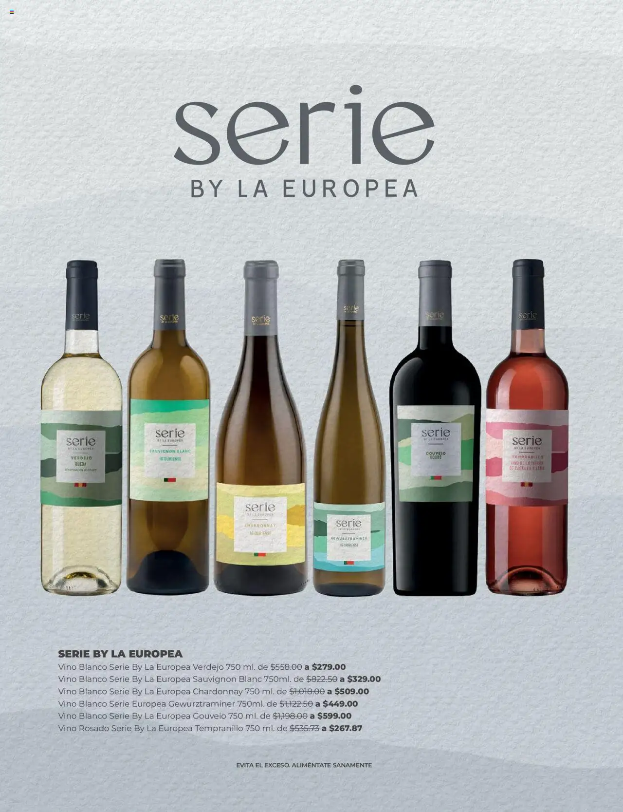 Vista previa las ofertas de la tienda La Europea - Catálogo desde el 22/09/2025 - Tierra, Vino, Vino rosado, Vino blanco