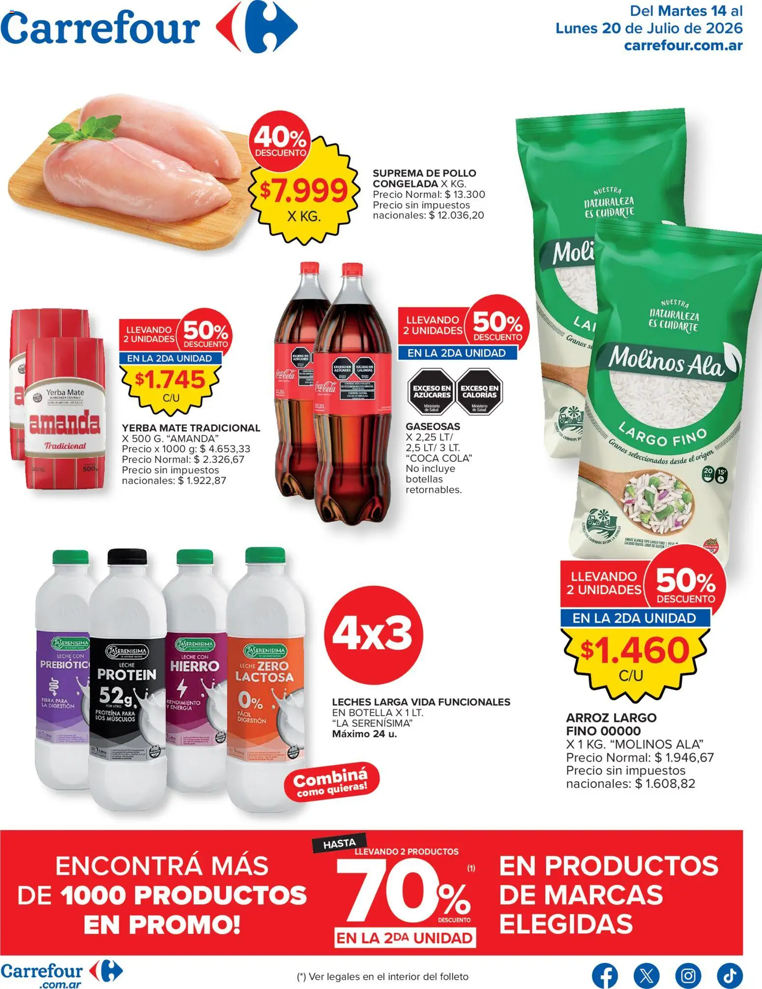 Vista previa del folleto de la tienda Carrefour válido desde el 14/07/2026 