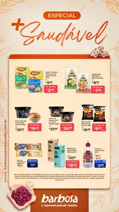 Pré-Visualização do folheto "Barbosa Supermercados ofertas Saudável" da loja Barbosa Supermercados válido a partir de 12/06/2026