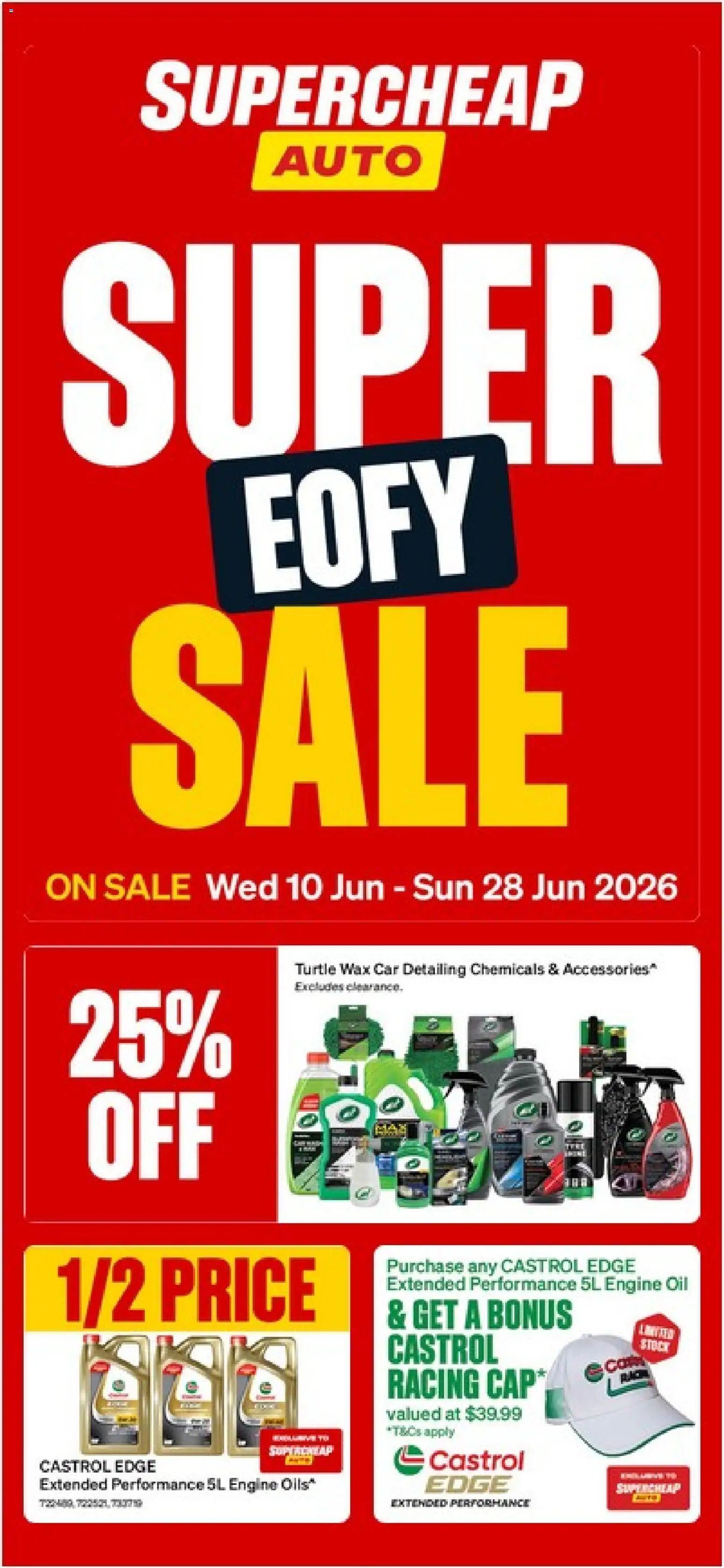 Preview of catalogue Supercheap Auto catalogue from shop Supercheap Auto valid 10/06/2026