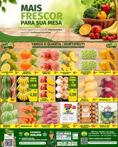 Pré-Visualização do folheto "Supermercado Padrão ofertas Hortifruti" da loja Supermercado Padrão válido a partir de 29/09/2026