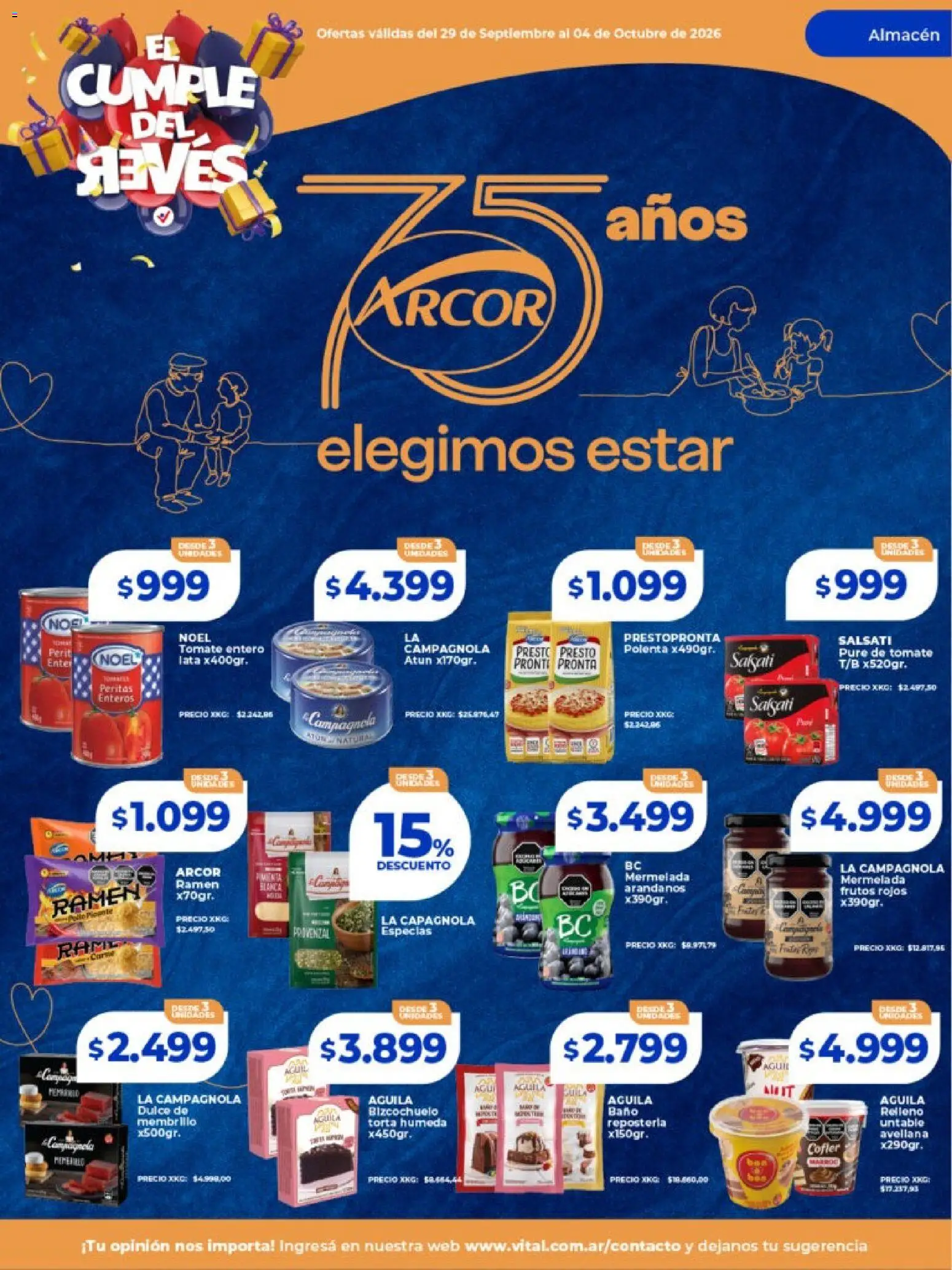 Vista previa del folleto de la tienda Vital válido desde el 29/09/2026 