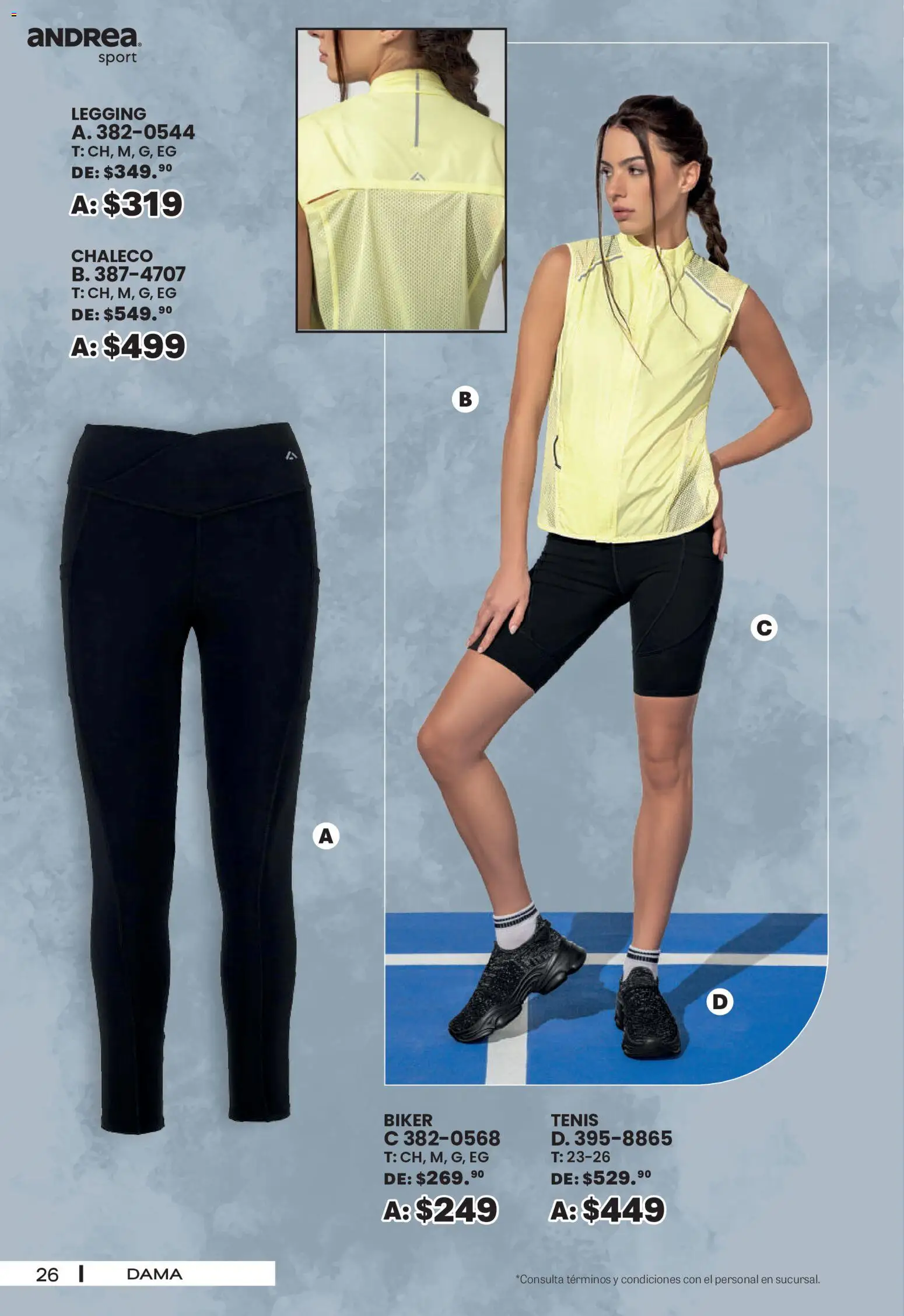 Vista previa las ofertas de la tienda Andrea - Andrea catálogo Sport desde el 30/08/2026 