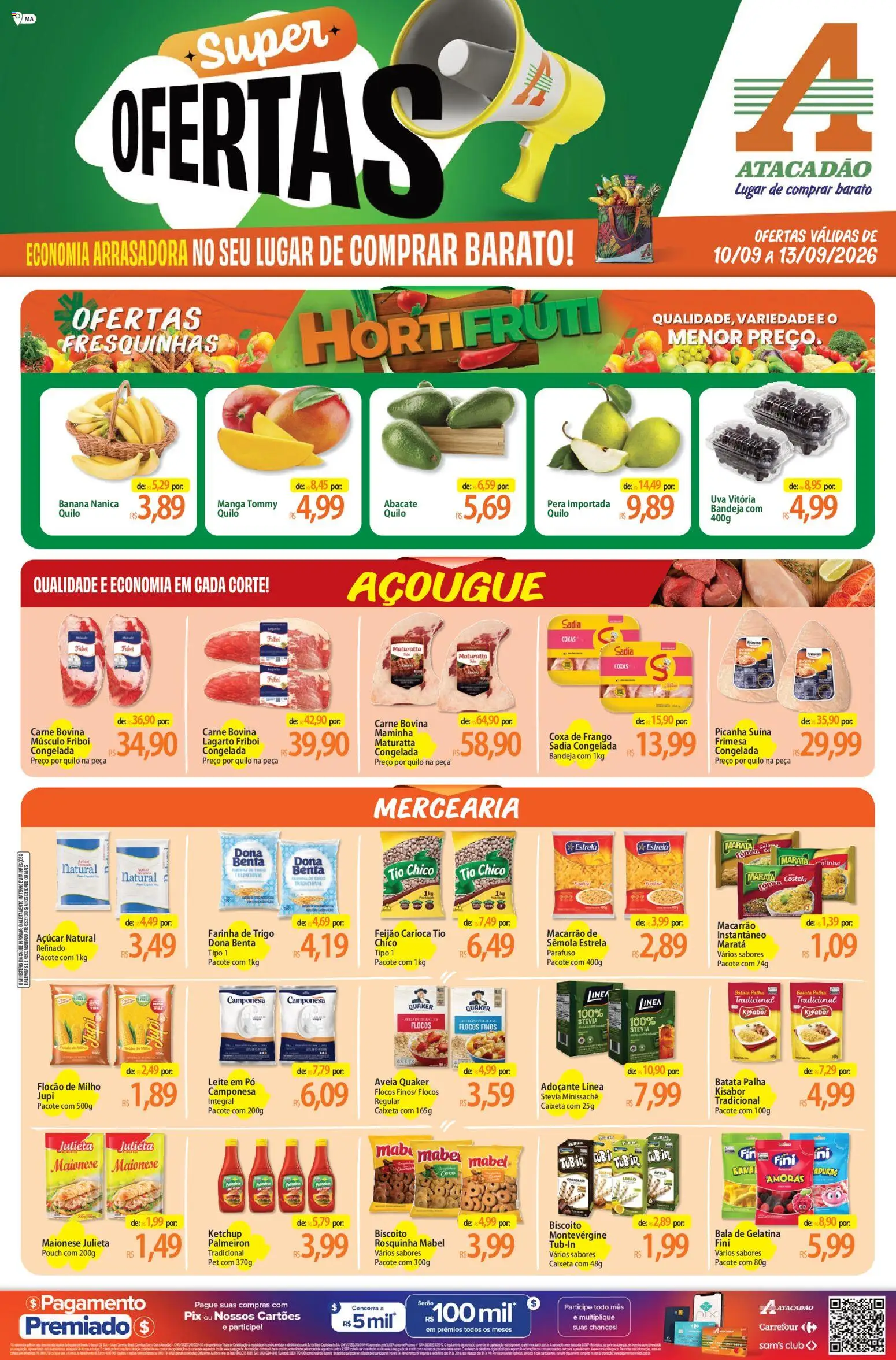 Pré-Visualização do folheto "Atacadão ofertas - MA" da loja Atacadão válido a partir de 10/09/2026