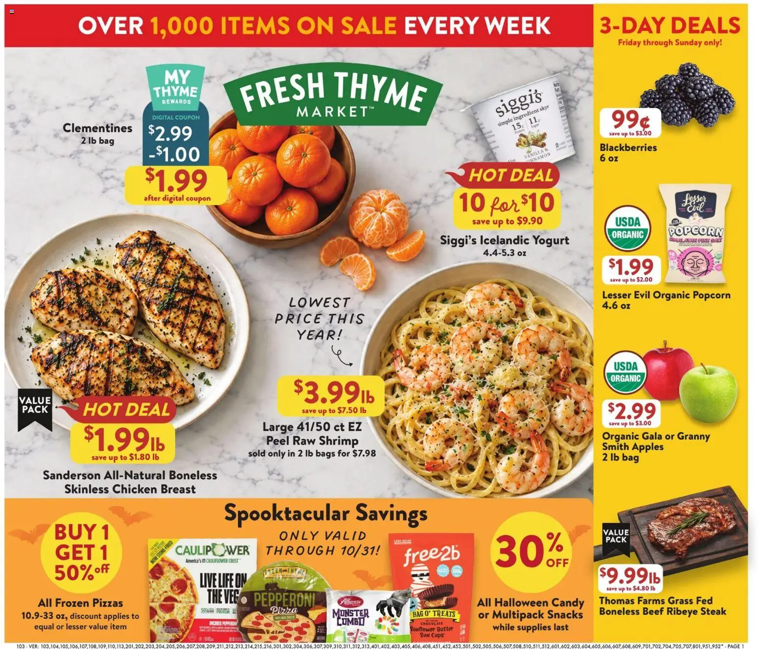 Ad Preview of Fresh Thyme Fresh Thyme Weekly Ad from 10/28/2026