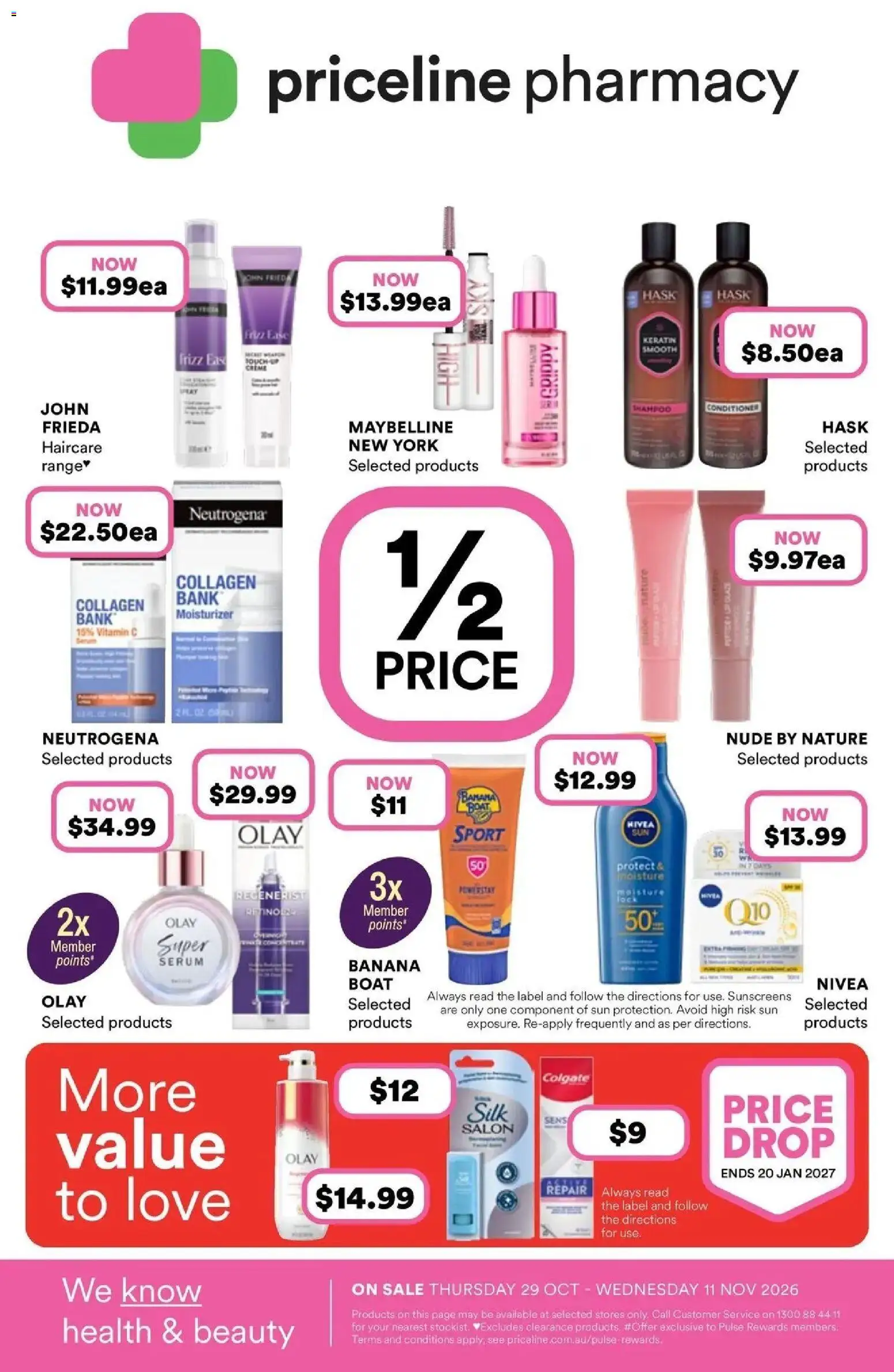 Preview of catalogue Priceline Pharmacy catalogue Rhodes from shop Priceline Pharmacy valid 29/10/2026