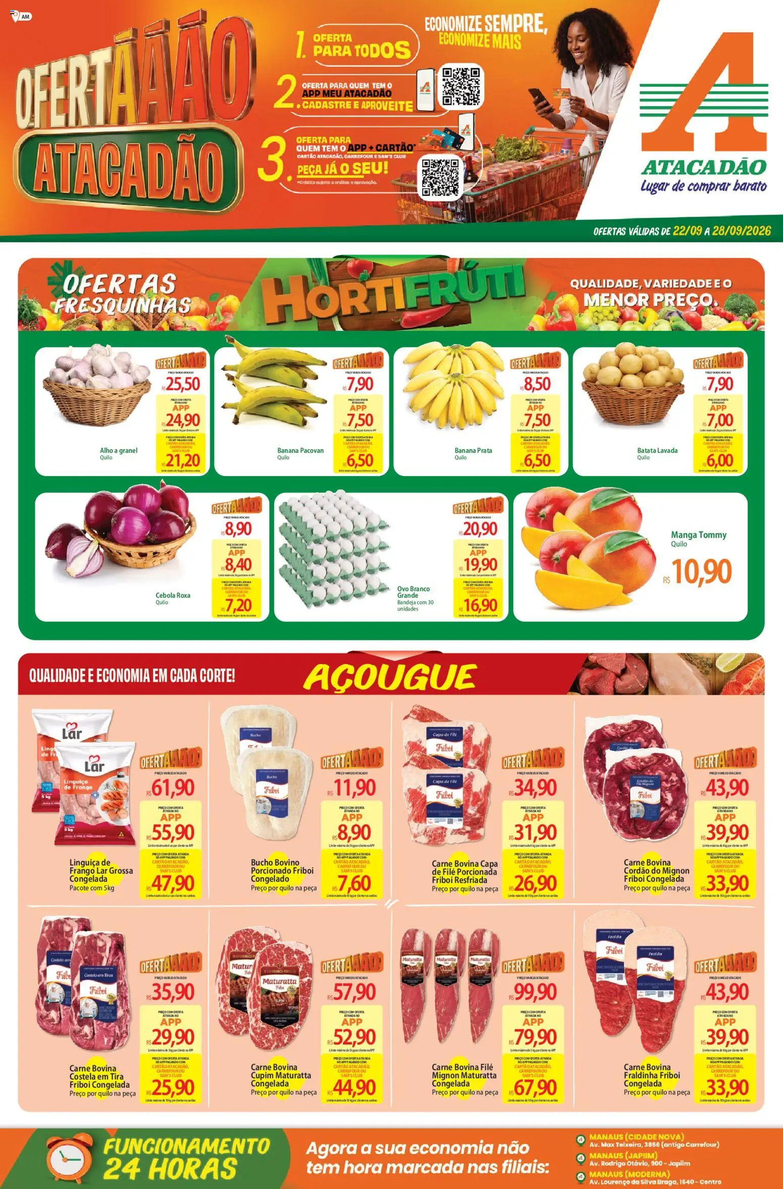 Pré-Visualização do folheto "Atacadão ofertas - AM" da loja Atacadão válido a partir de 22/09/2026
