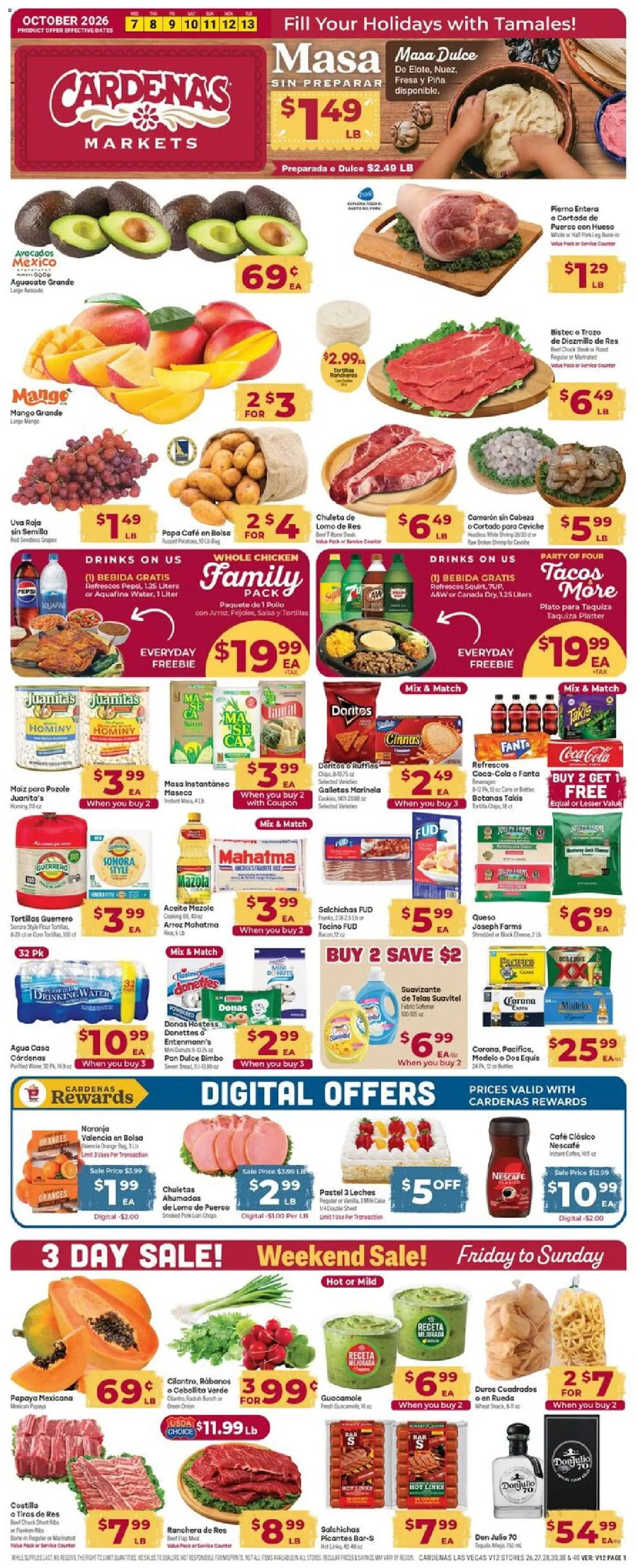 Ad Preview of Cardenas Cardenas Weekly Ad from 10/07/2026