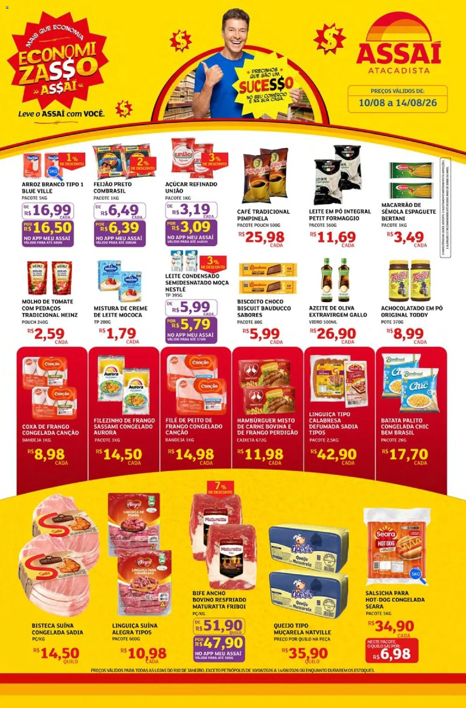 Pré-Visualização do folheto "Assaí Atacadista ofertas - RJ" da loja Assaí Atacadista válido a partir de 10/08/2026