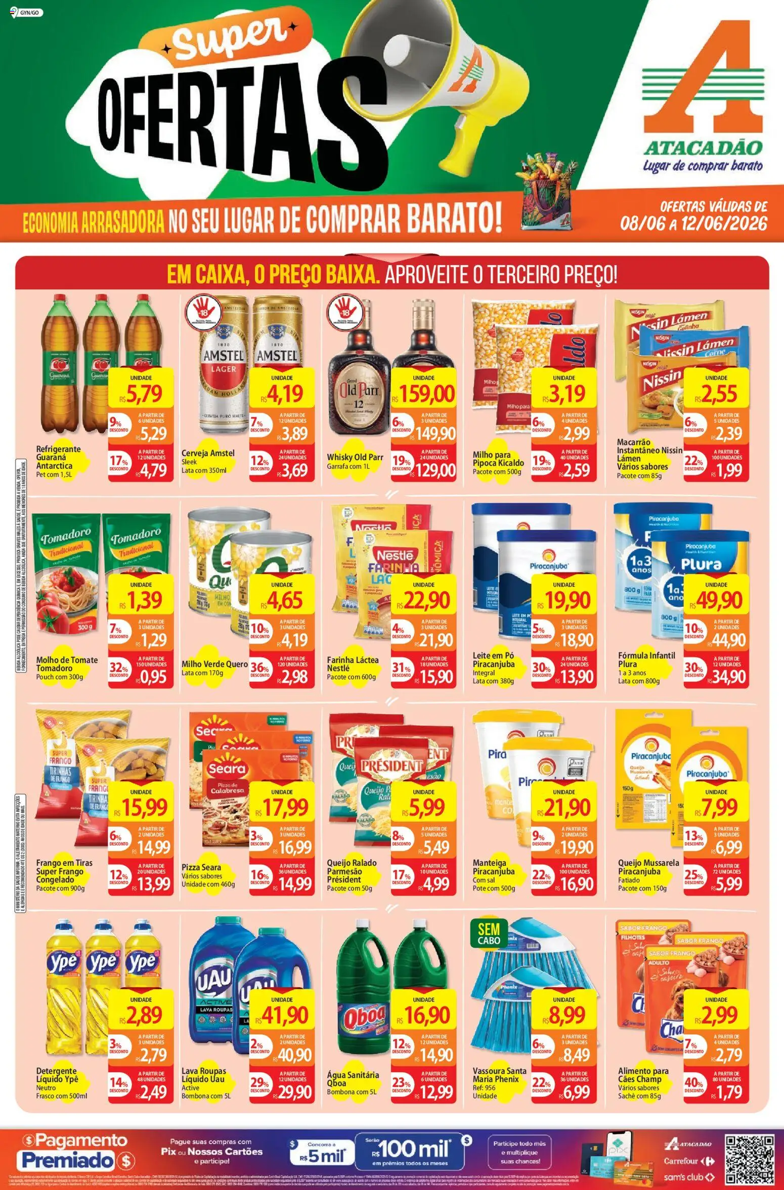 Pré-Visualização do folheto "Atacadão ofertas - GO" da loja Atacadão válido a partir de 08/06/2026