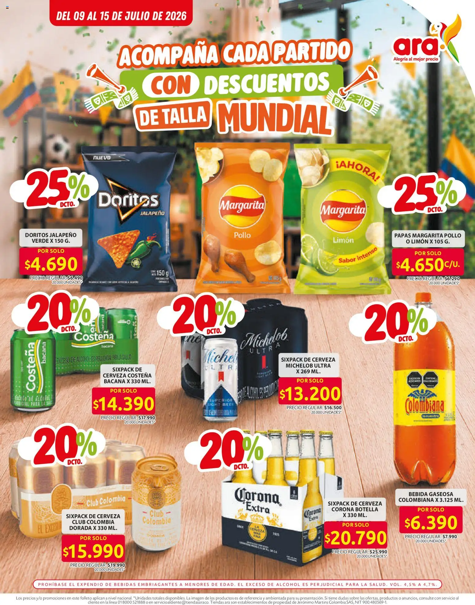  Vista previa del prospecto Ara catálogo Ahorra con precios bajos y ofertas del almacen Ara válida del 09/07/2026 al 15/07/2026