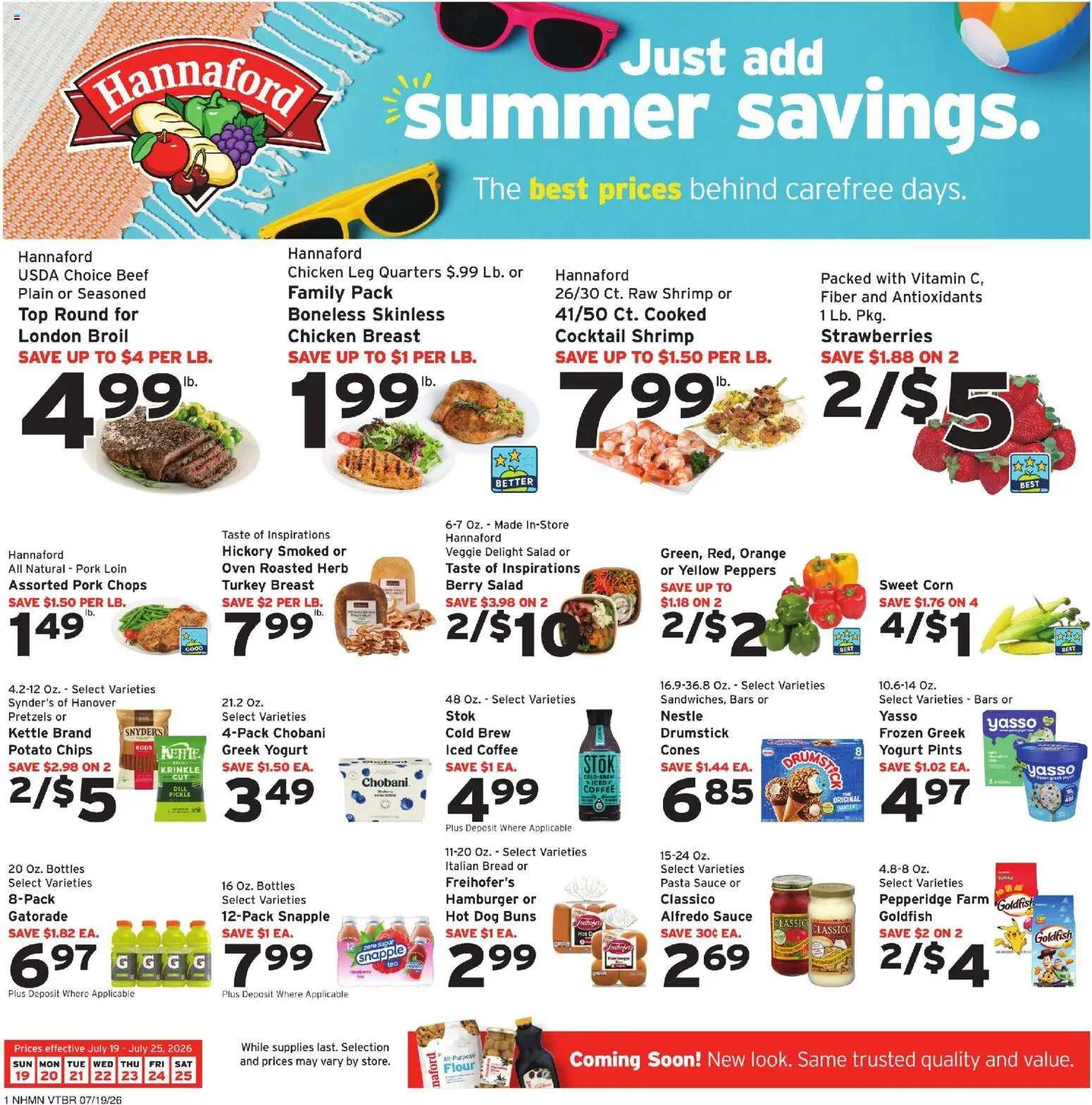Ad Preview of Hannaford Hannaford Weekly Ad from 07/19/2026