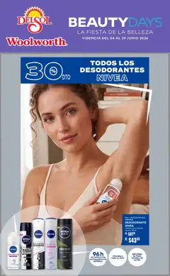 Vista previa las ofertas de la tienda Del Sol y Woolworth - Del Sol y Woolworth catálogo La Fiesta de la Belleza desde el 04/06/2026 