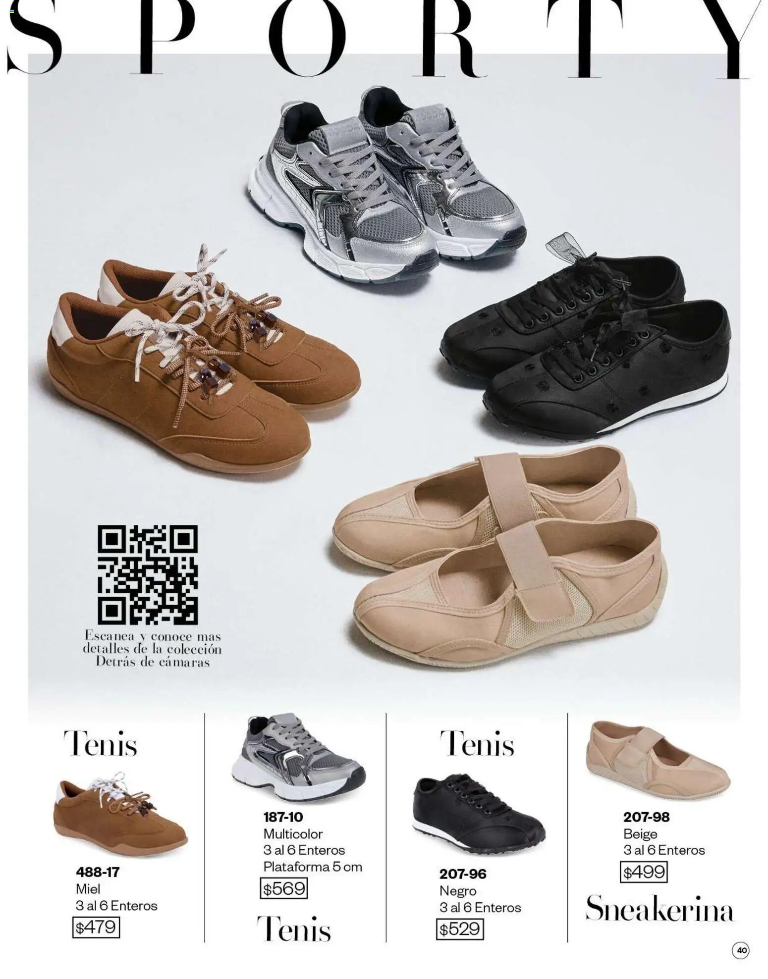 Vista previa las ofertas de la tienda Cklass - Cklass catálogo Verano Mooda desde el 05/03/2026 - Tenis, Miel
