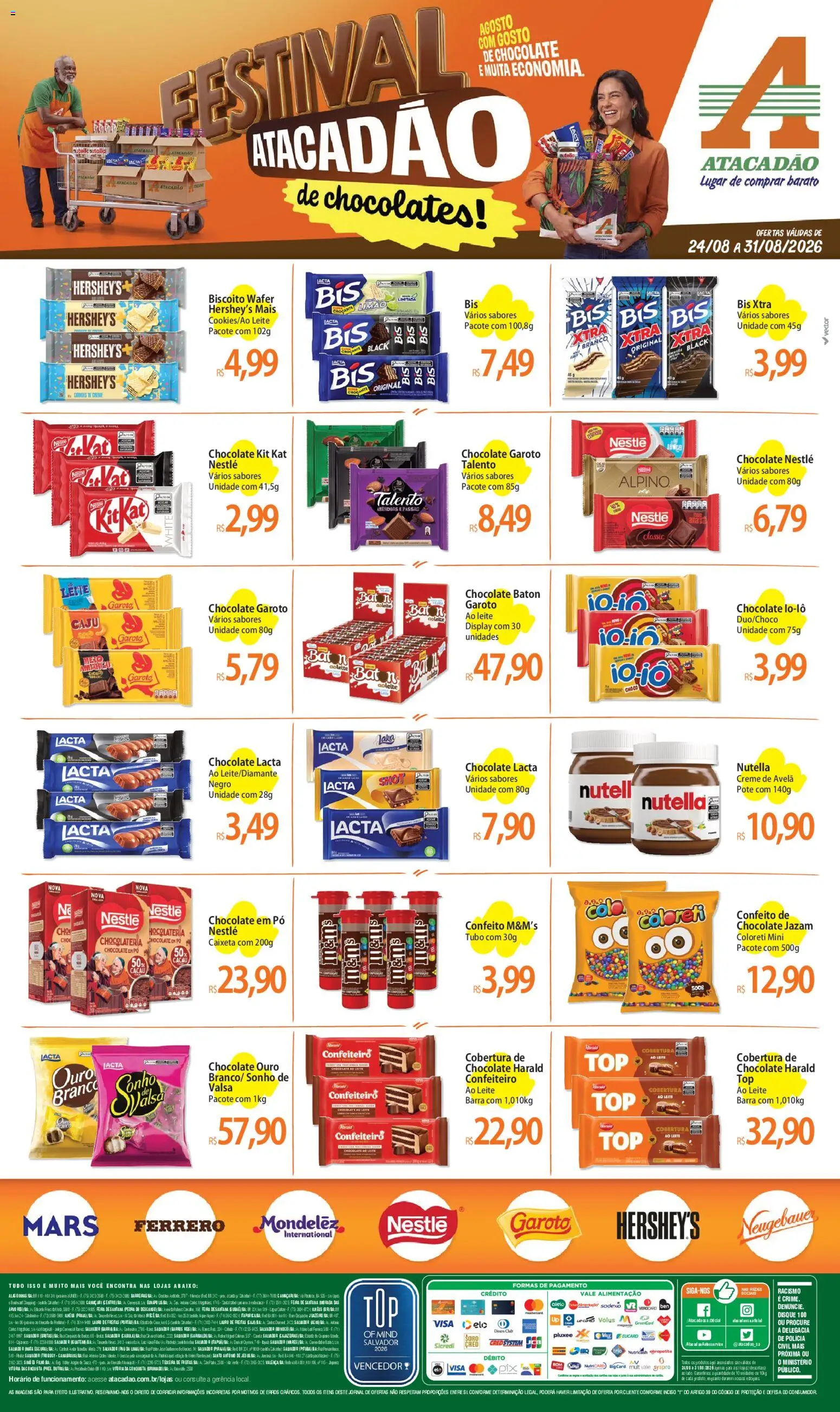 Pré-Visualização do folheto "Atacadão ofertas - BA" da loja Atacadão válido a partir de 24/08/2026
