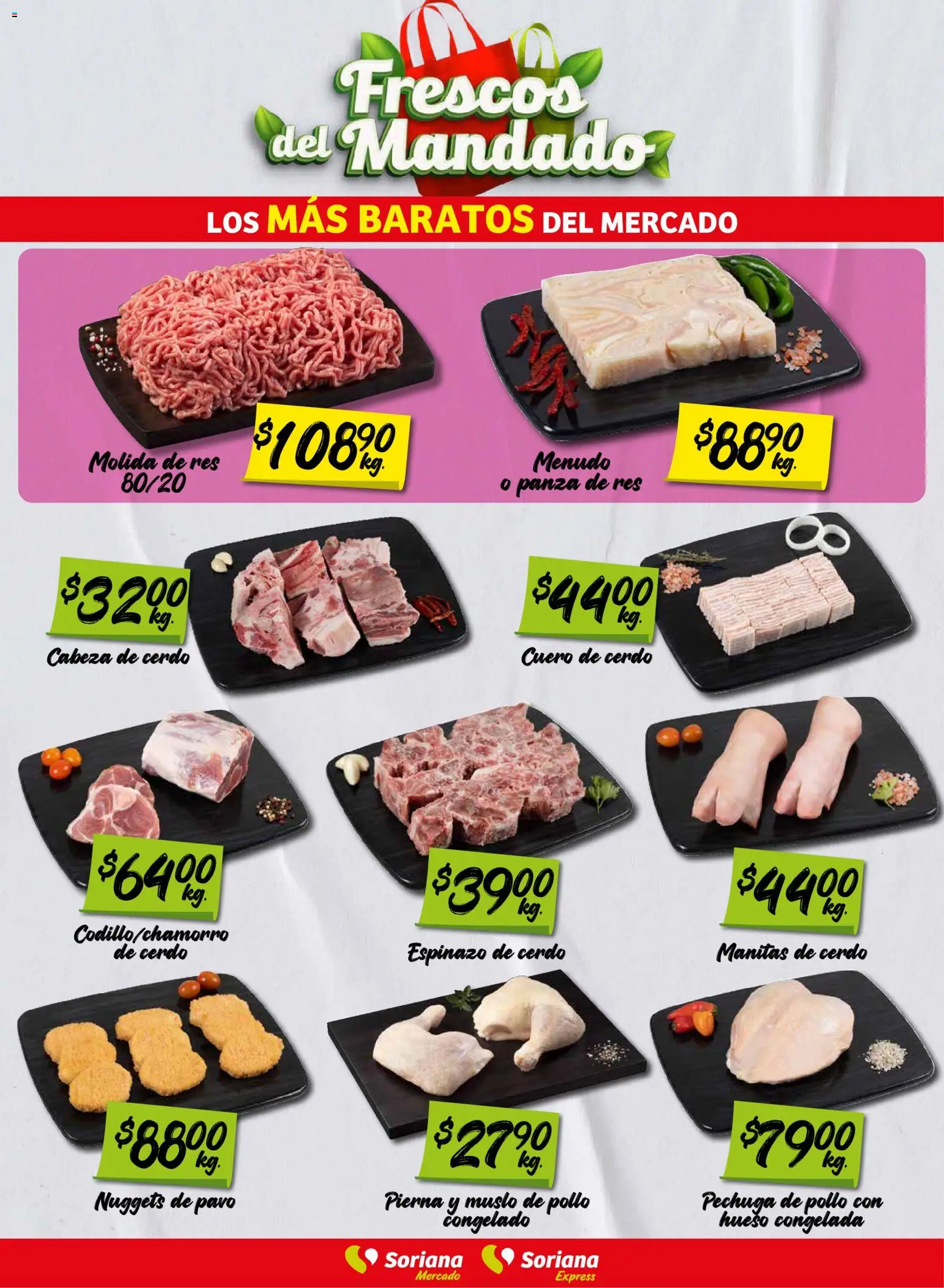 Vista previa las ofertas de la tienda Soriana - Soriana Frescos del Mandado Mercado desde el 08/09/2026 