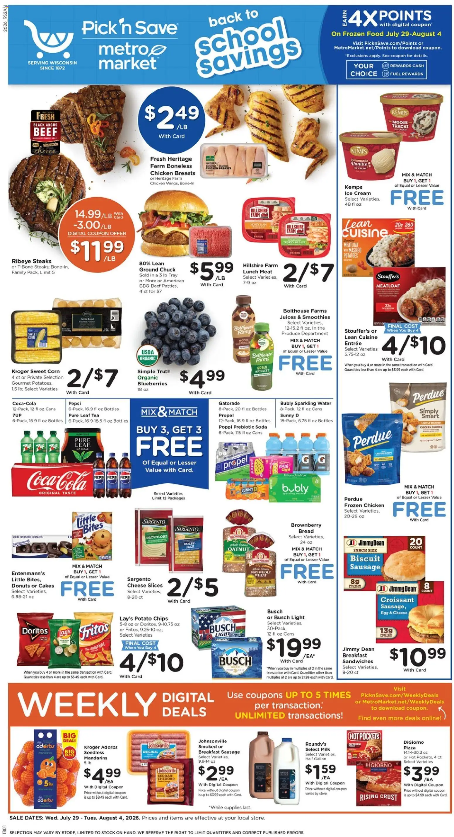 Ad Preview of Pick ‘n Save Pick ‘n Save Weekly Ad from 07/29/2026