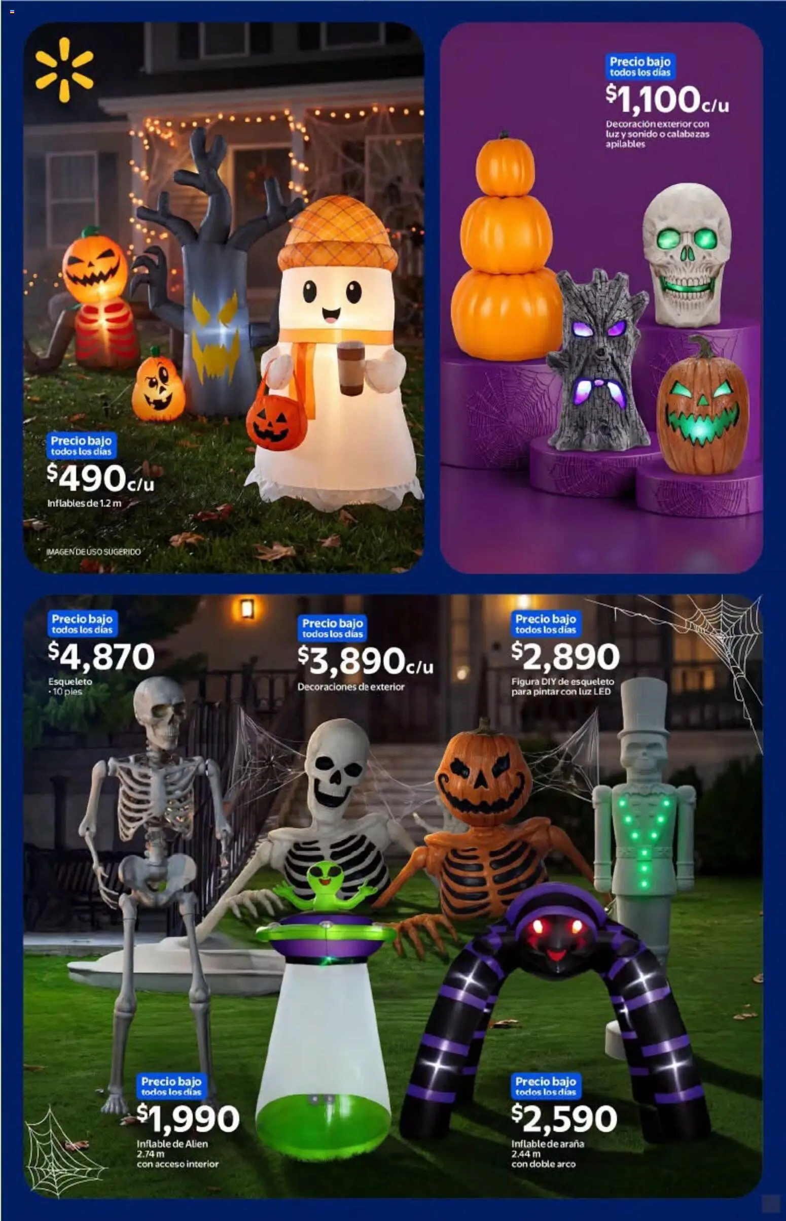 Vista previa las ofertas de la tienda Walmart - Walmart folleto Halloween desde el 01/10/2026 