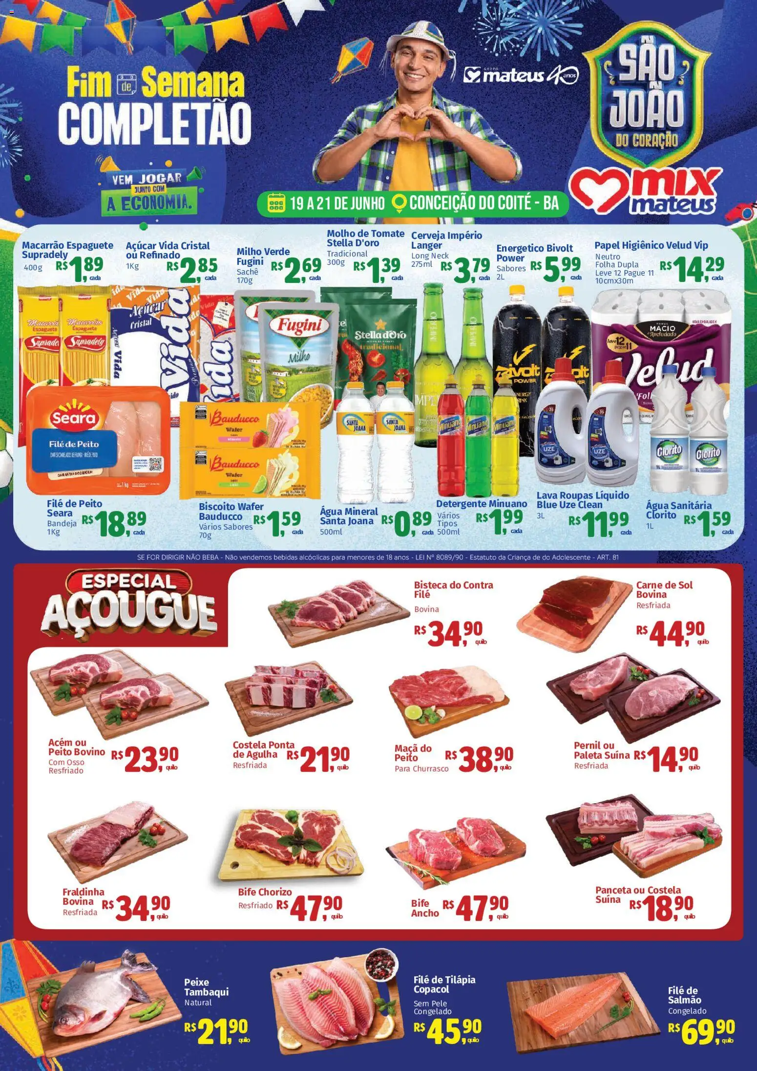 Pré-Visualização do folheto "Mateus - Ofertas da semana" da loja Mateus válido a partir de 19/06/2026