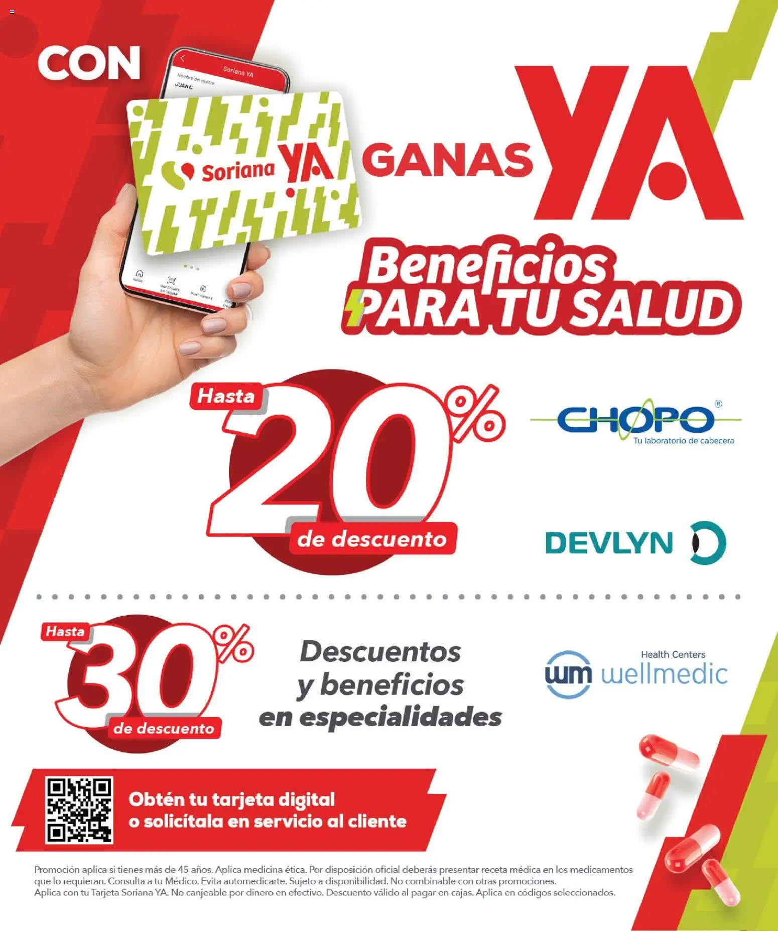 Vista previa las ofertas de la tienda Soriana - Soriana Folleto Farmacia Soriana Híper Nacional desde el 01/08/2026 