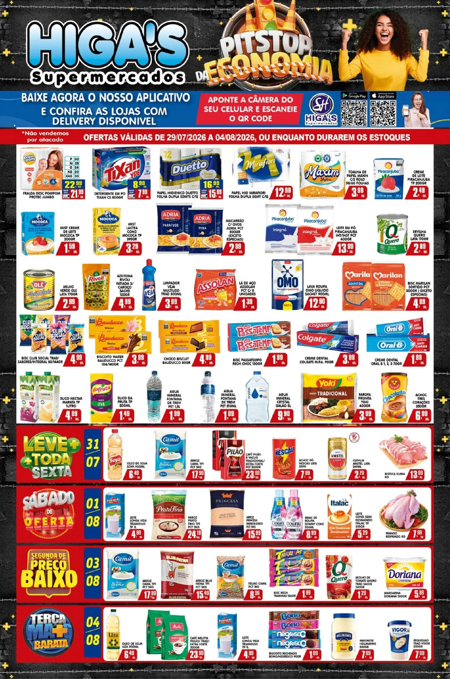 Pré-Visualização do folheto "Higa's Supermercado - Ofertas da semana" da loja Higa's Supermercado válido a partir de 29/07/2026
