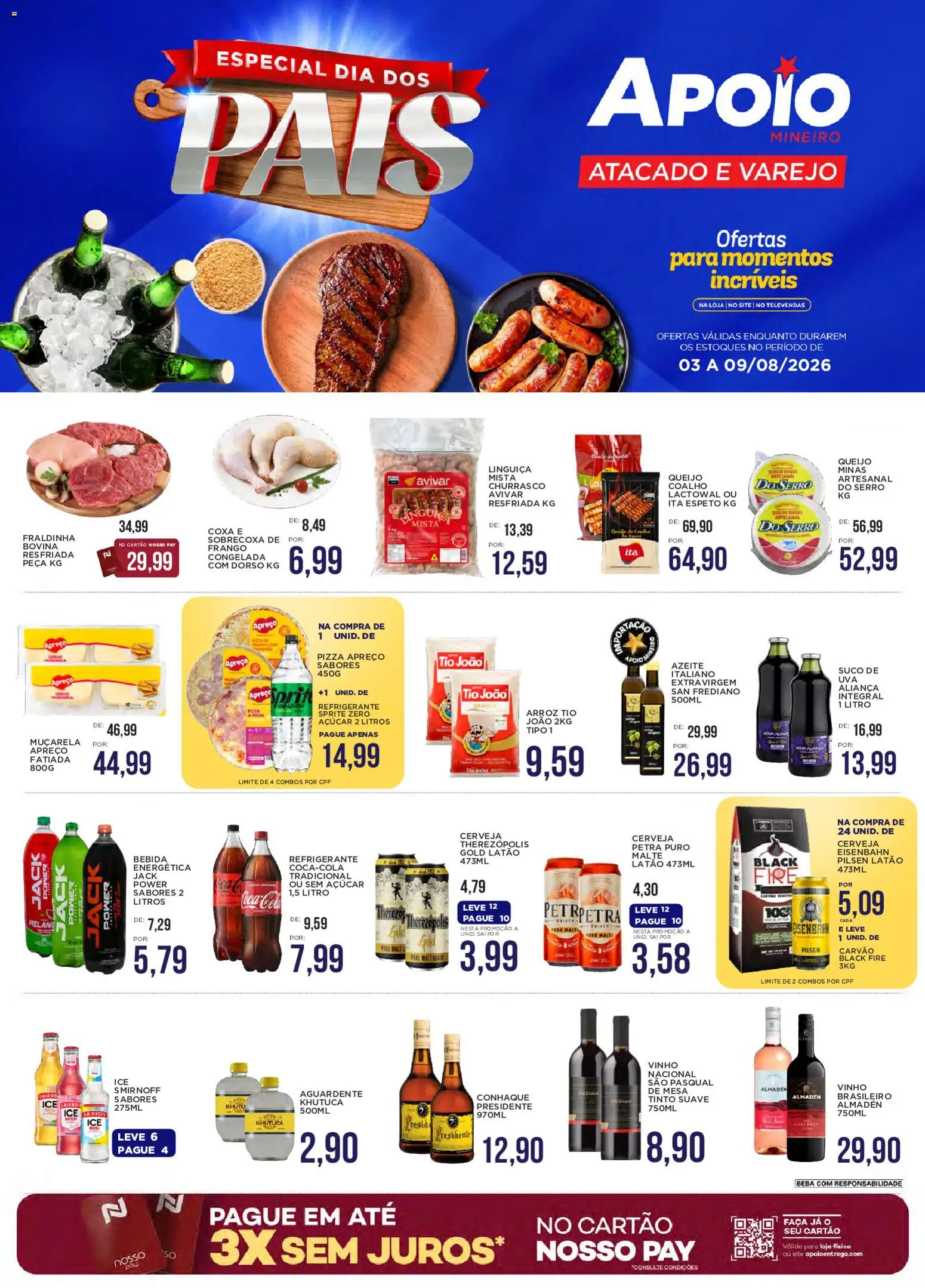 Pré-Visualização do folheto "Apoio Mineiro - Ofertas da semana" da loja Apoio Mineiro válido a partir de 03/08/2026