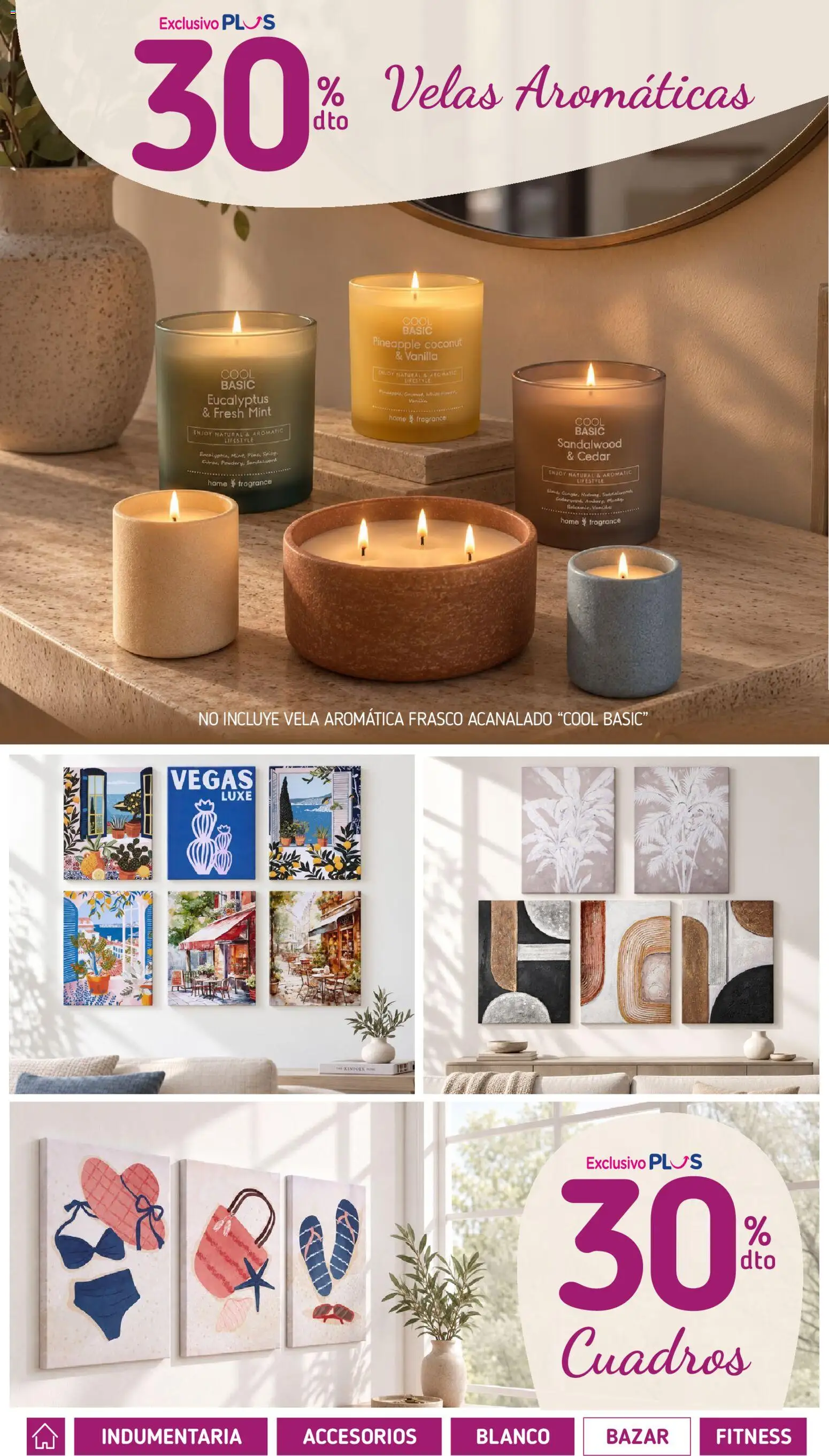 Vista previa del folleto de la tienda La Anonima válido desde el 01/10/2026 - Velas, Vela, Velas aromáticas, Frasco