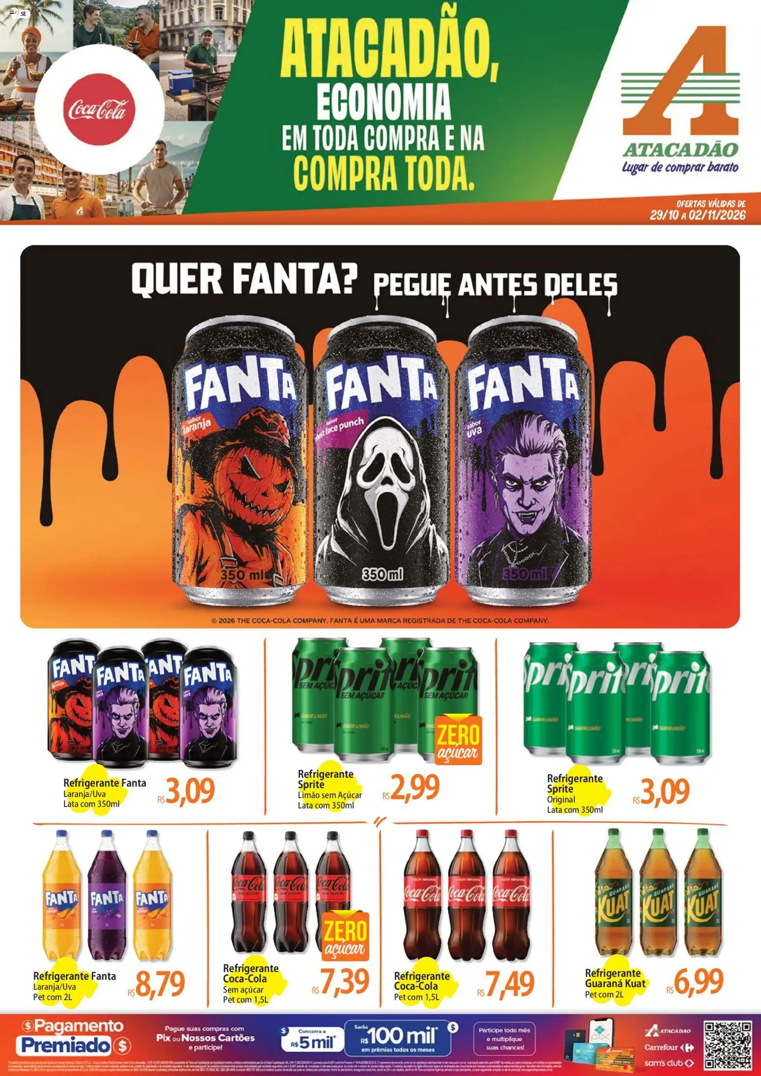 Pré-Visualização do folheto "Atacadão ofertas - SE" da loja Atacadão válido a partir de 29/10/2026
